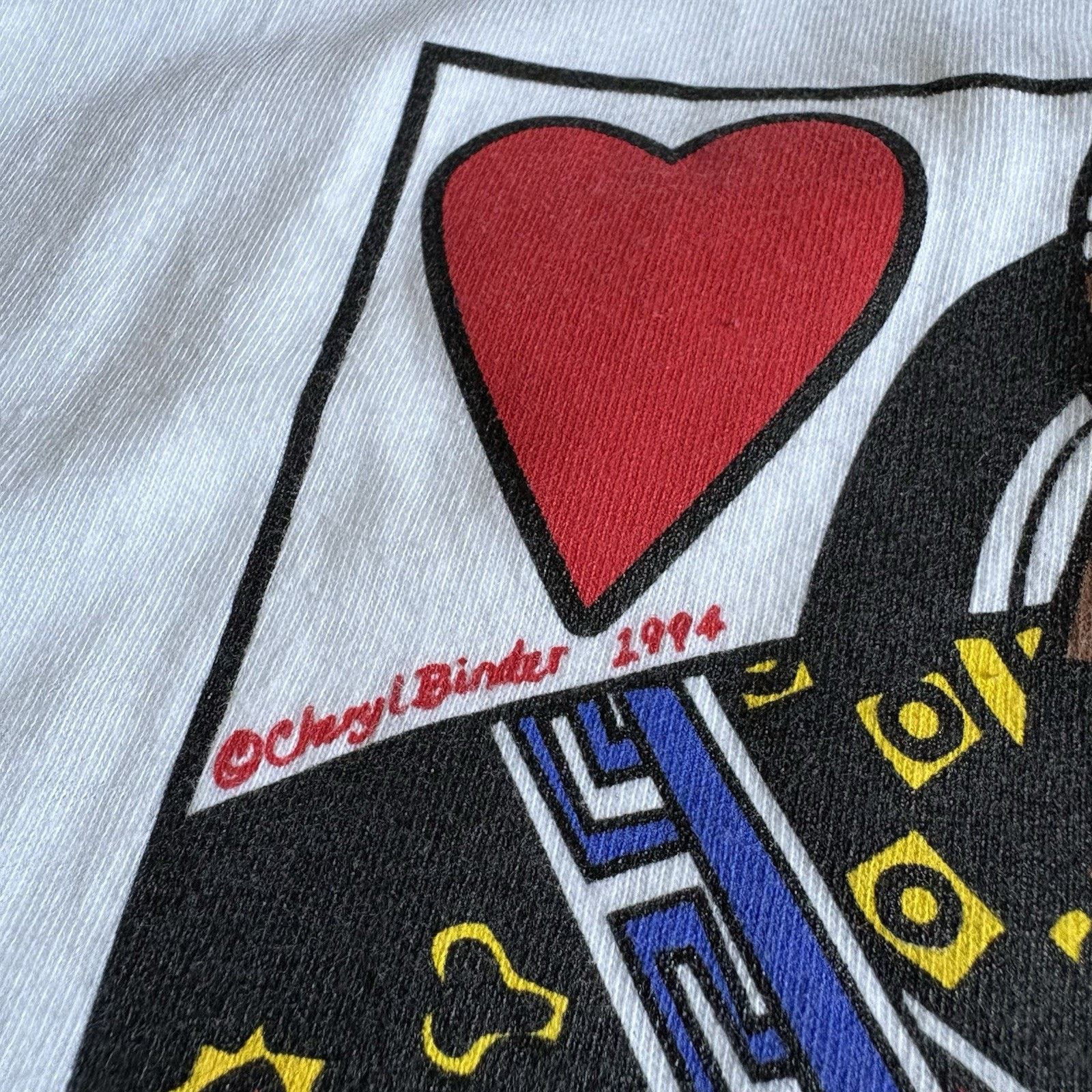 Vintage Vintage Art T-Shirt Size XL 1990s Cards Size US XL / EU 56 / 4 - 9 Thumbnail