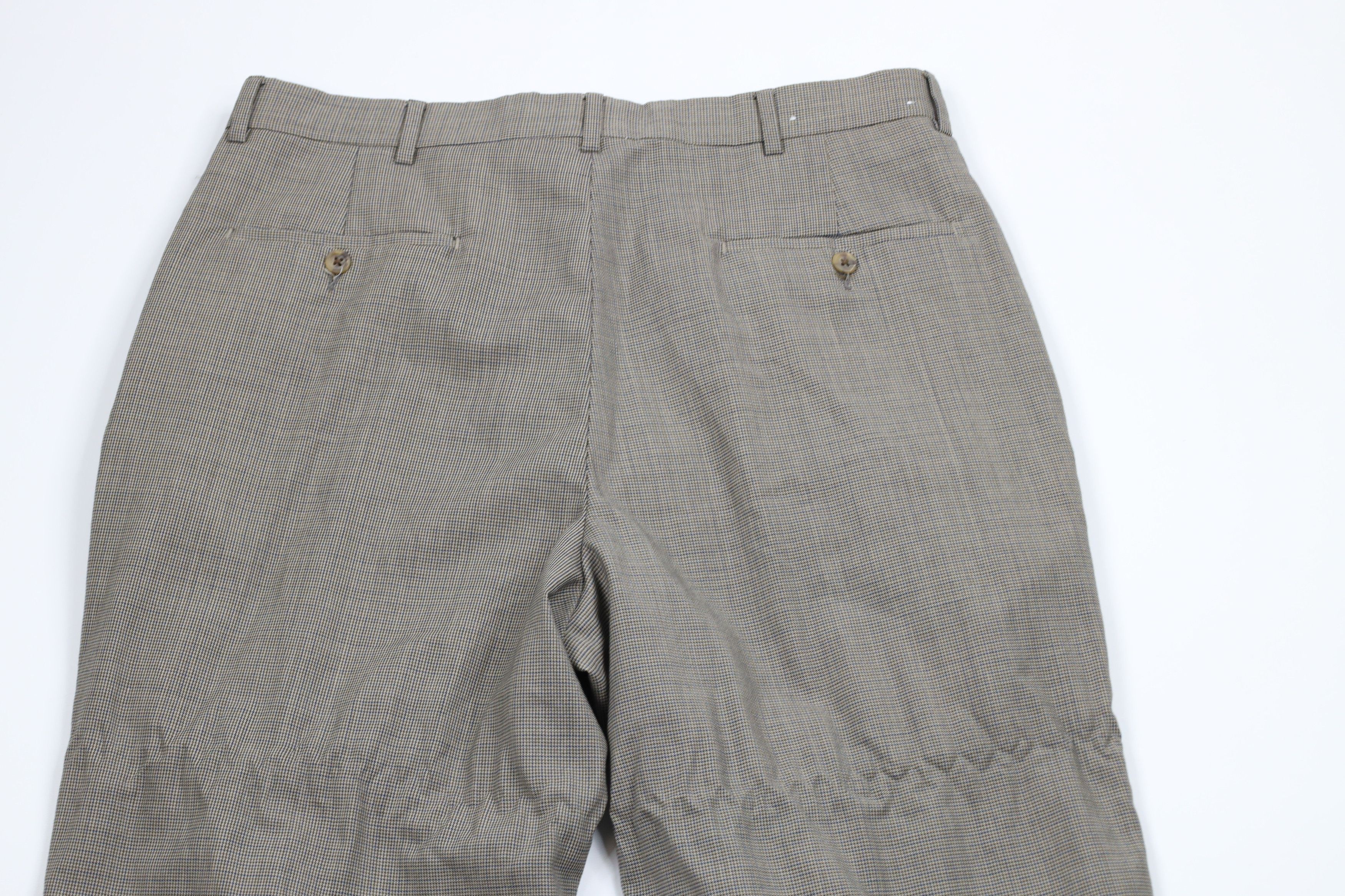 Tommy Hilfiger × Vintage Vintage 90s Tommy Hilfiger Cuffed Houndstooth Chino Pants Size US 34 / EU 50 - 10 Thumbnail