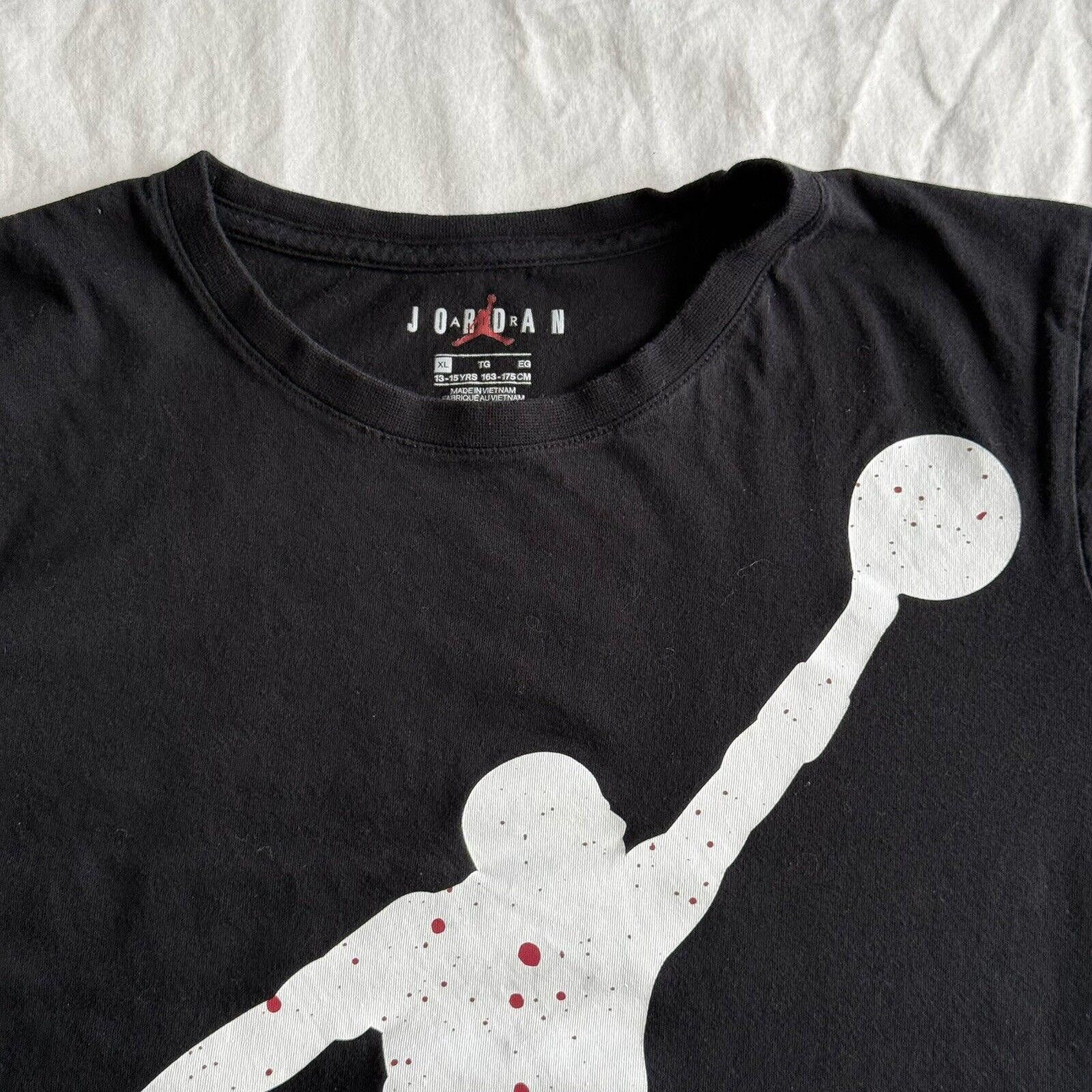 Nike Nike Michael Air Jordan Jumpman T-Shirt Youth XL 13/15 Black Size US XXS / EU 40 - 2 Thumbnail