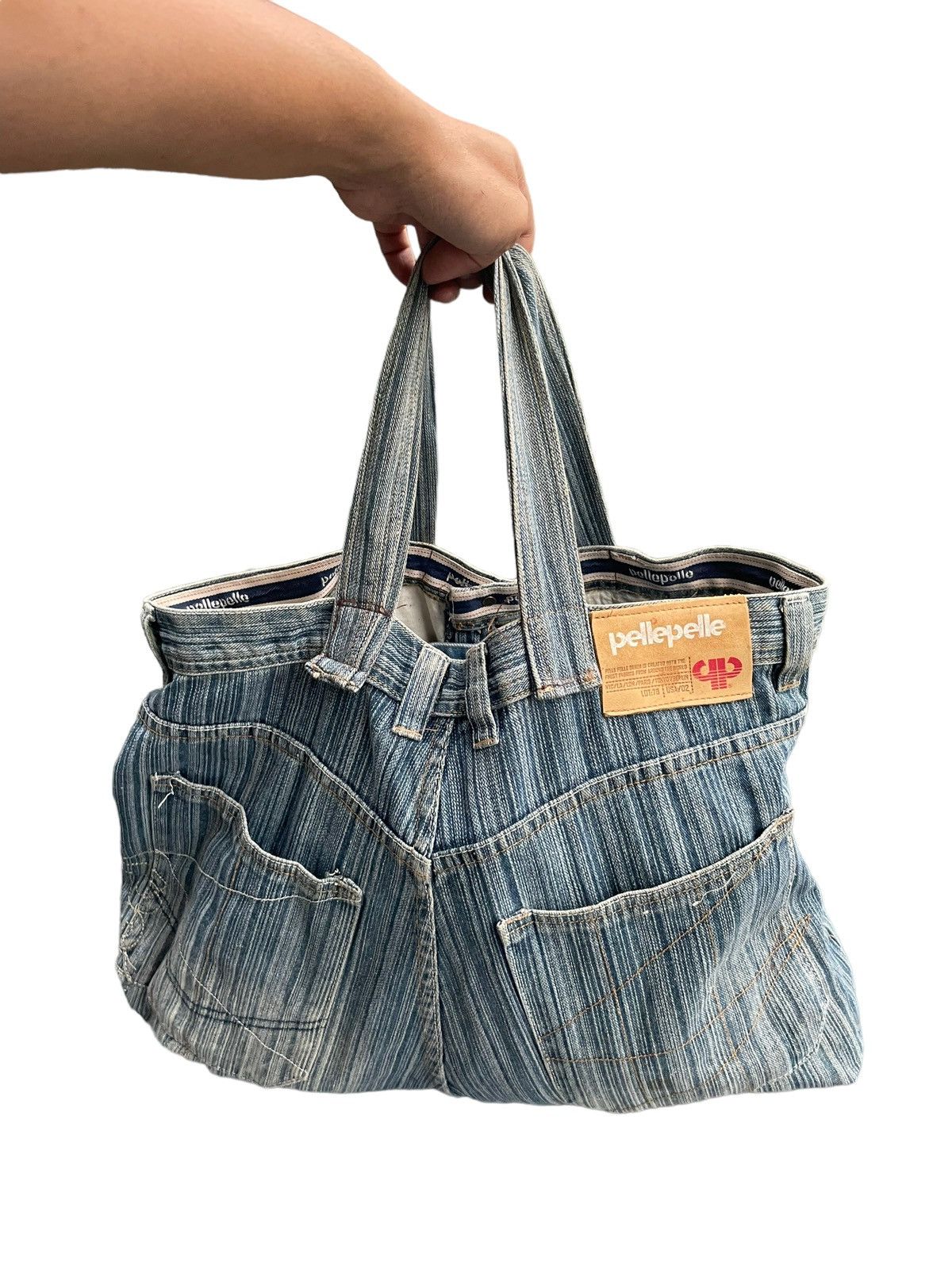 Pelle Pelle Pelle Pelle Denim Totebag Size ONE SIZE - 9 Thumbnail