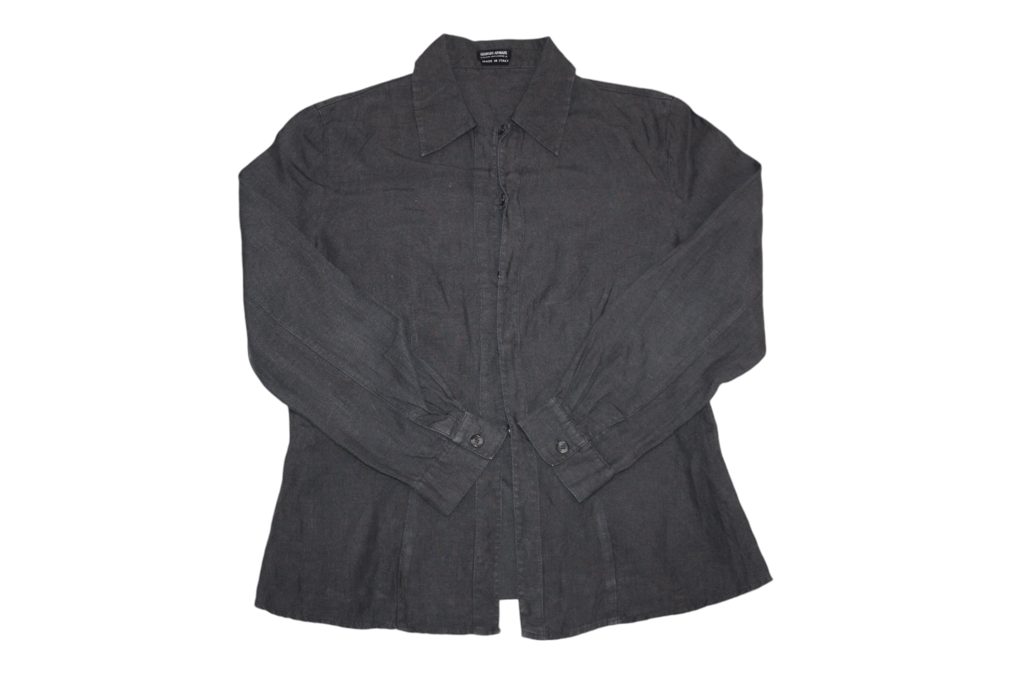 Giorgio Armani Giorgio Armani A Milano Borgonuovo 21 washed linen shirt Size M / US 6-8 / IT 42-44 - 10 Thumbnail