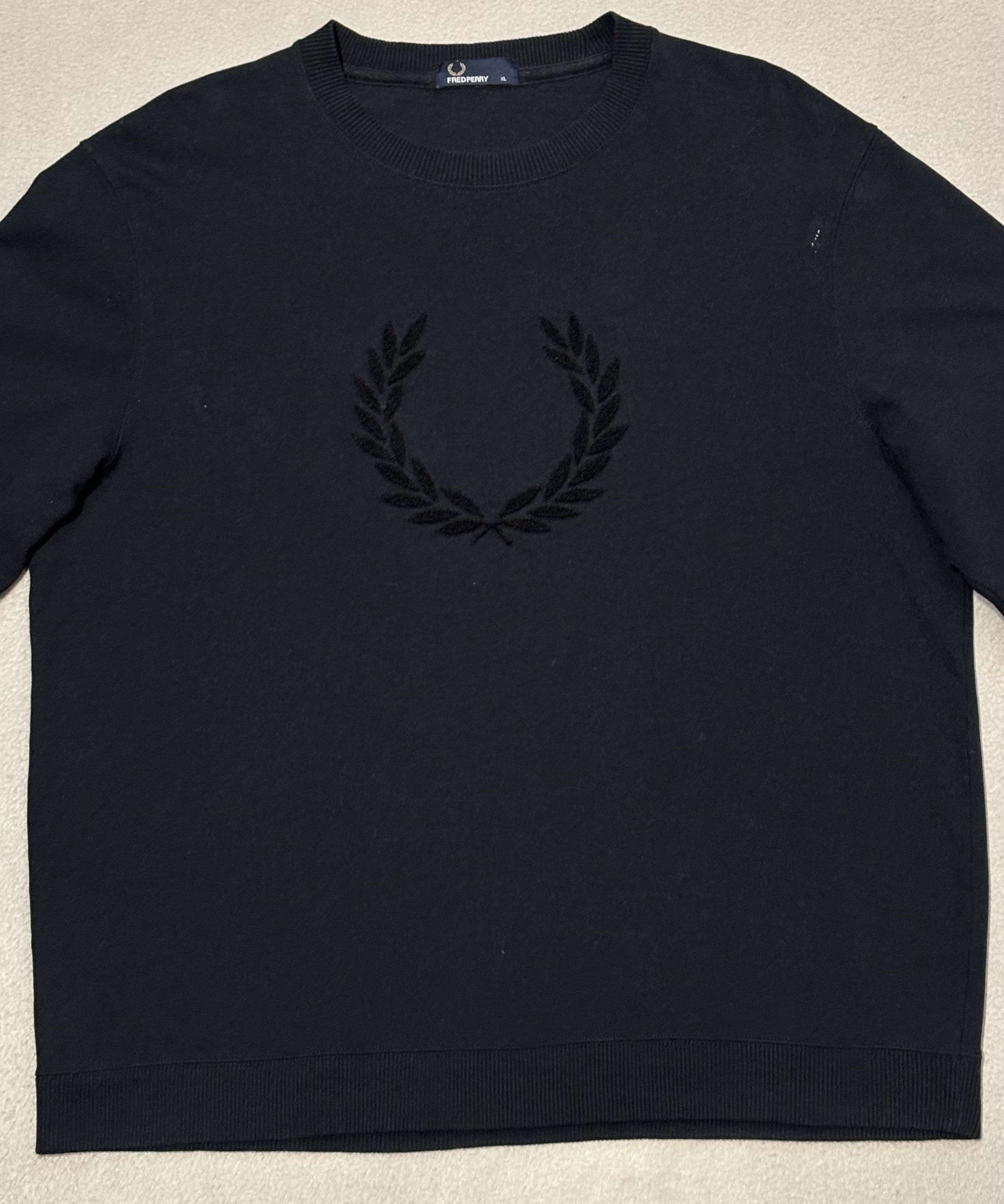 Fred Perry Fred Perry black sweatshirt size XL Size US XL / EU 56 / 4 - 7 Thumbnail