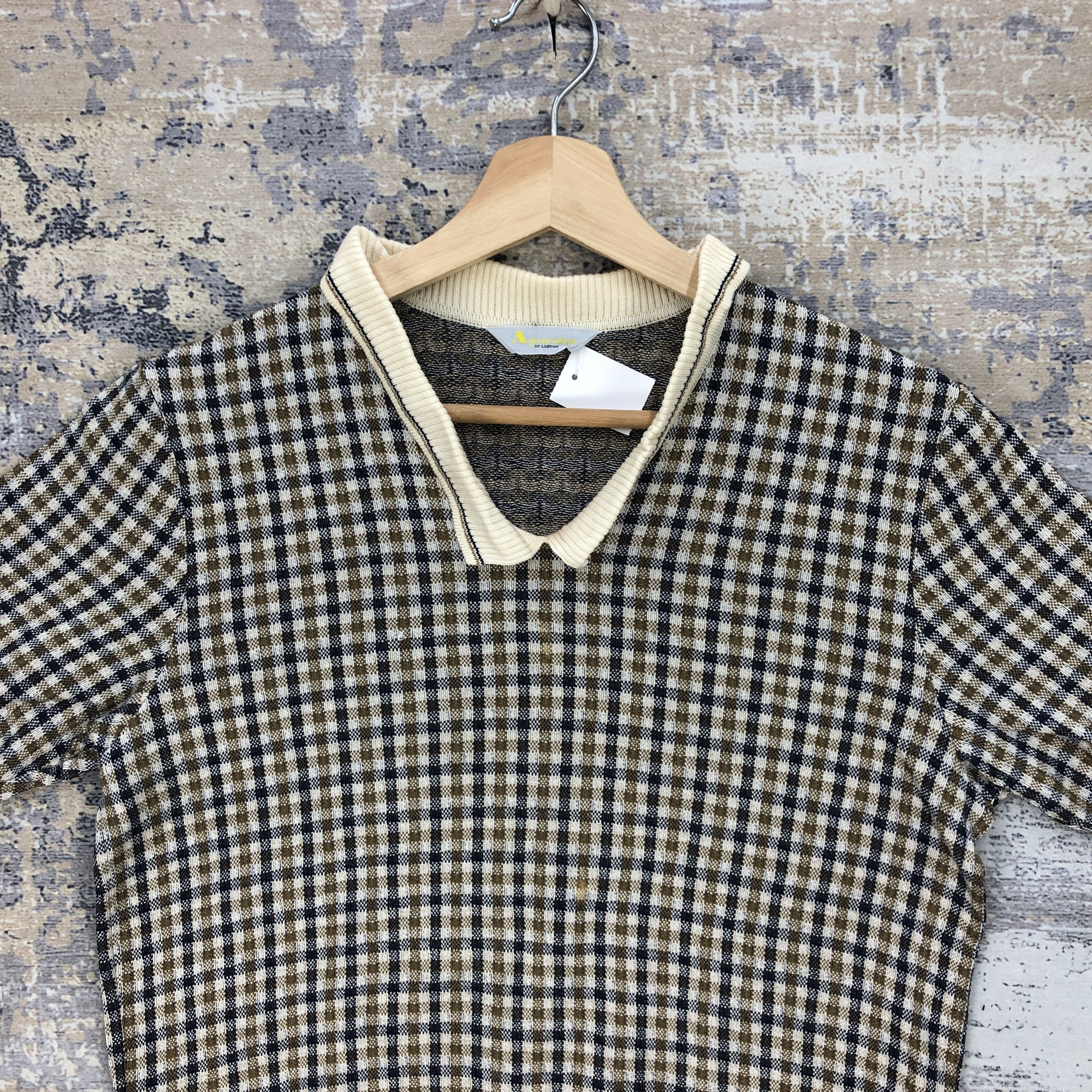 Aquascutum × Vintage Vintage 90s Aquascutum Sweater Aquascutum Sweatshirt Jumper Size US S / EU 44-46 / 1 - 4 Thumbnail