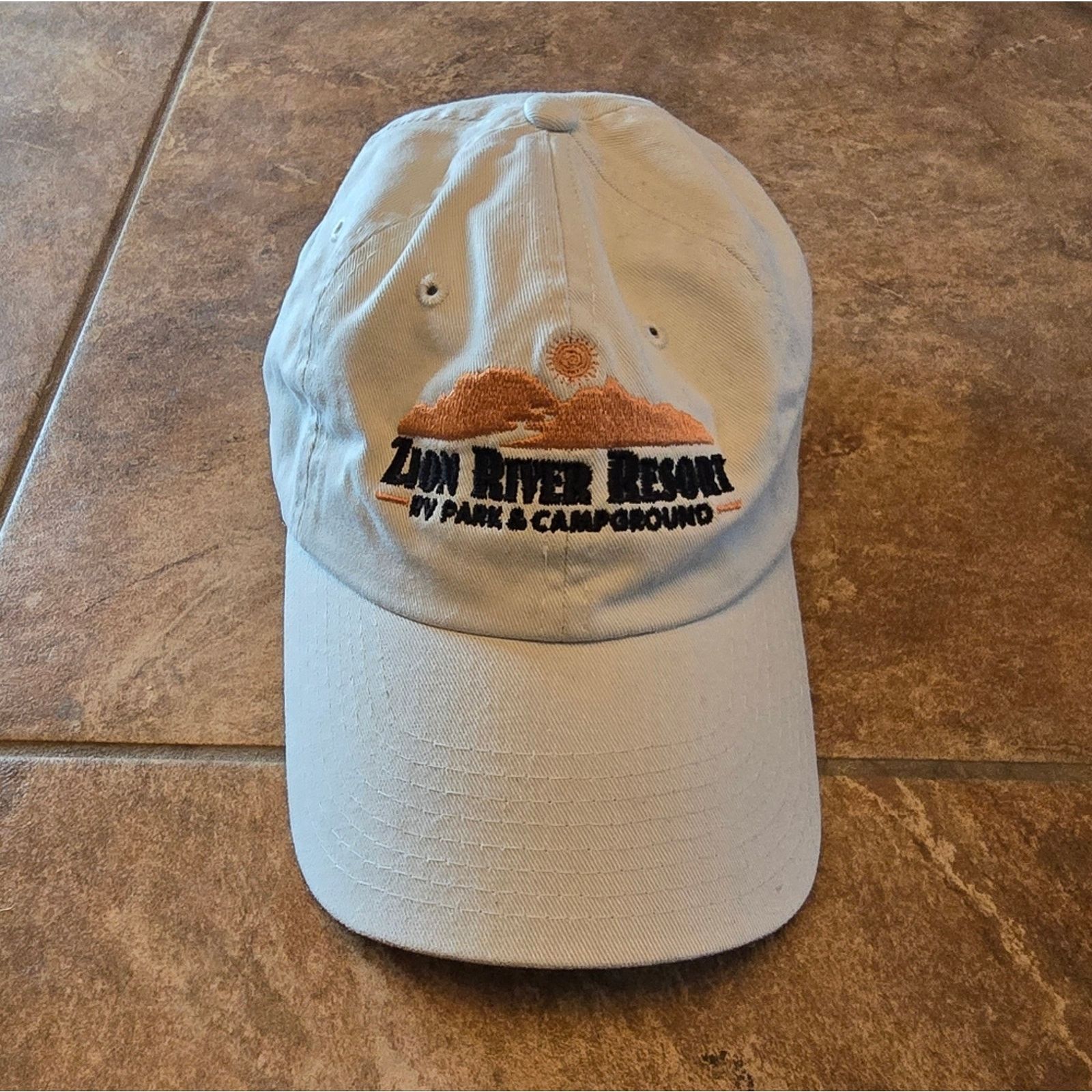 Other Beige Zion River Resort Baseball Hat Size ONE SIZE - 2 Thumbnail