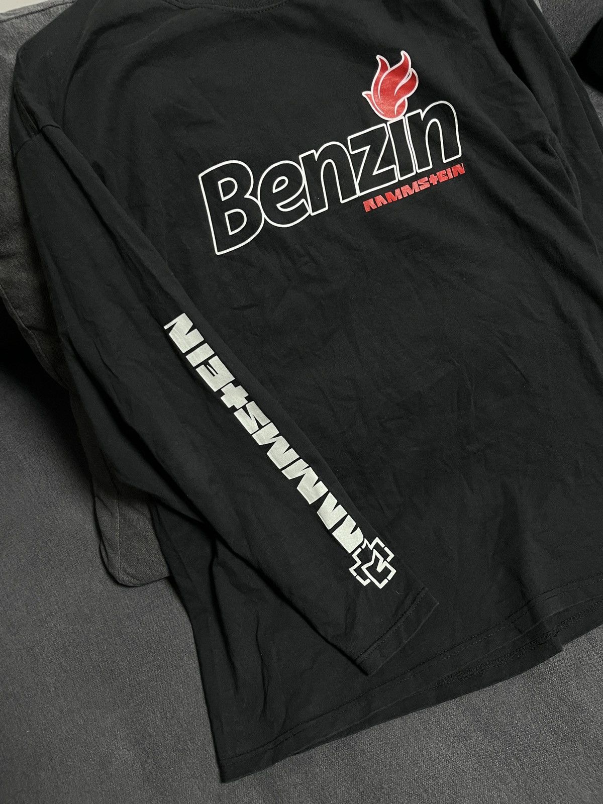Band Tees × Vintage BENZIN 2005 RAMMSTEIN ARCHIVE VERY RARE LONGSLEEVE Size US XL / EU 56 / 4 - 10 Thumbnail
