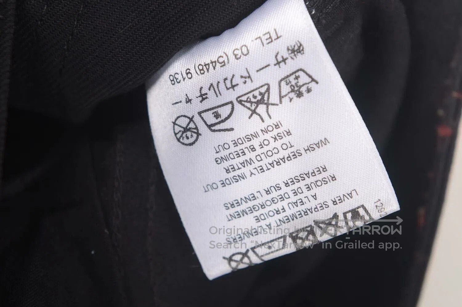 Givenchy Givenchy Gray Leather Panel Straight Jeans 36. Size US 36 / EU 52 - 8 Thumbnail