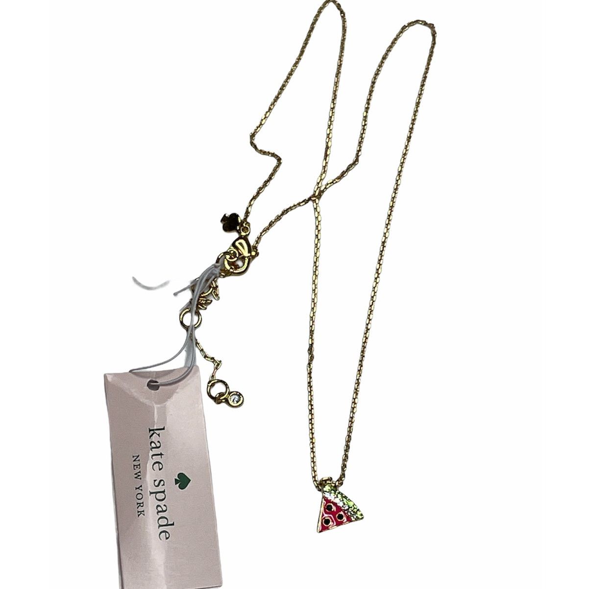 Kate Spade Kate Spade Picnic Perfect Watermelon Mini Pendant Necklace Size ONE SIZE - 6 Thumbnail