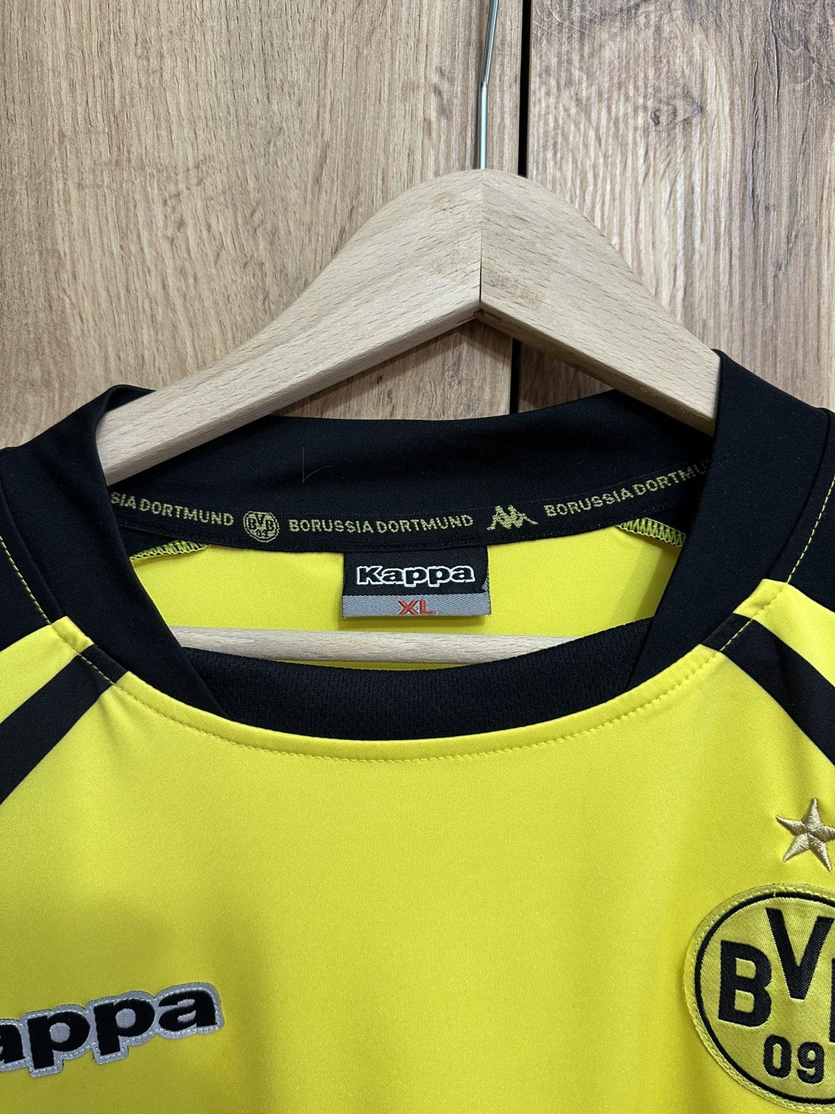 Vintage #18 LUCAS Borrusia Dortmund 2009/10 Kappa Home Shirt Jersey Size US XL / EU 56 / 4 - 7 Thumbnail