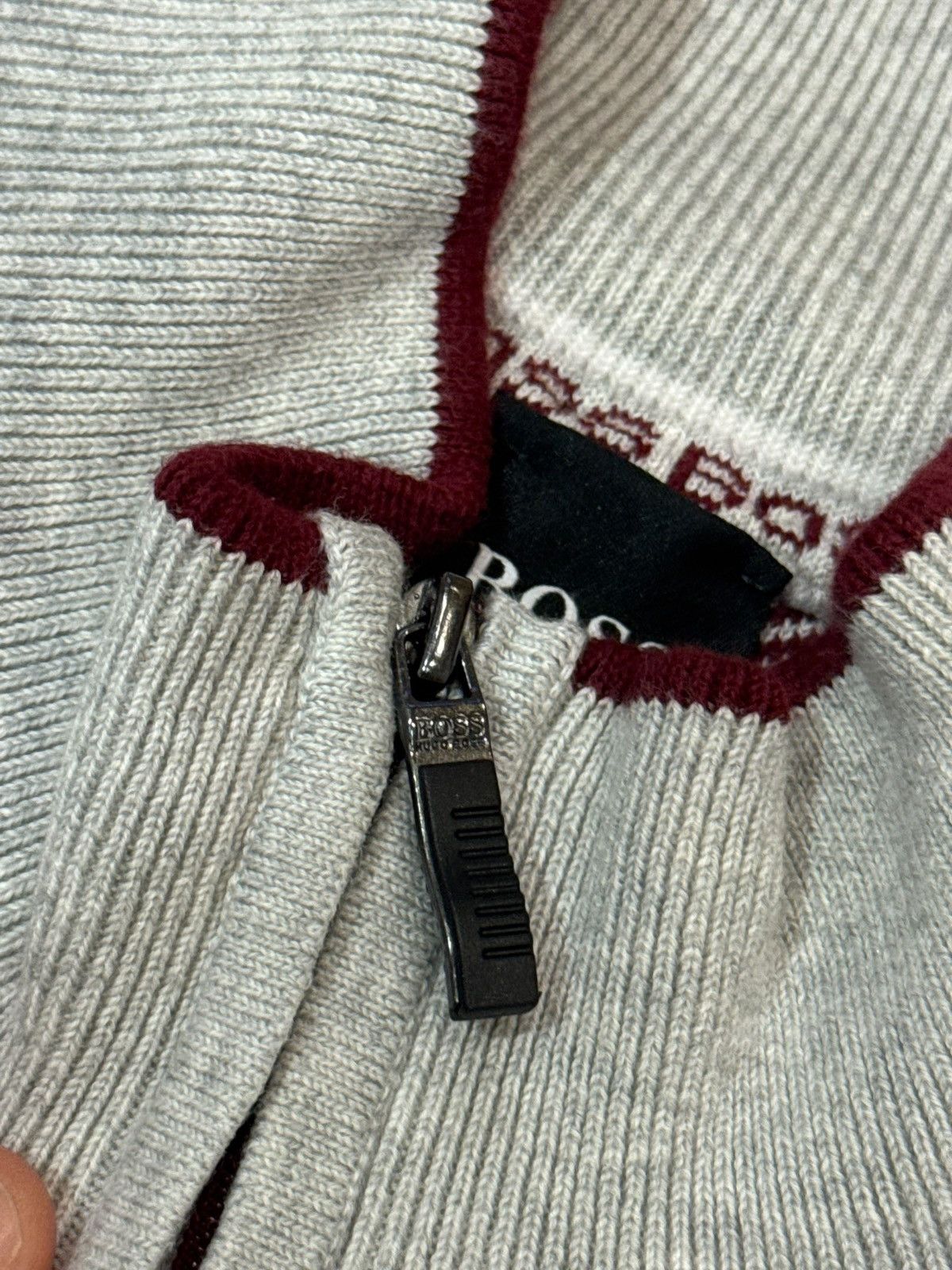 Hugo Boss Hugo Boss 1/4 Zip Cotton Jumper Sweatshirt XXL 2XL Size US XXL / EU 58 / 5 - 6 Thumbnail