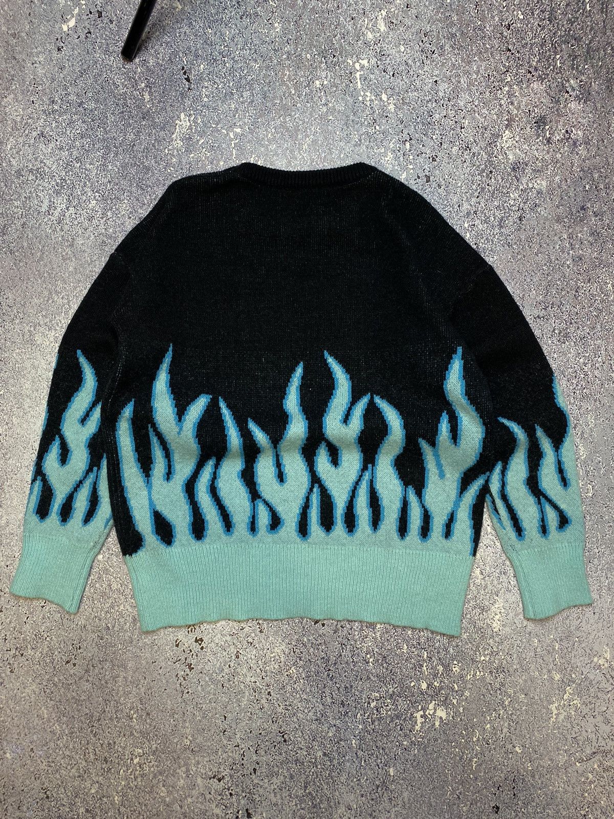 Japanese Brand 💥CRAZY Y2K FLAME KNIT SWEATER Size US S / EU 44-46 / 1 - 9 Thumbnail