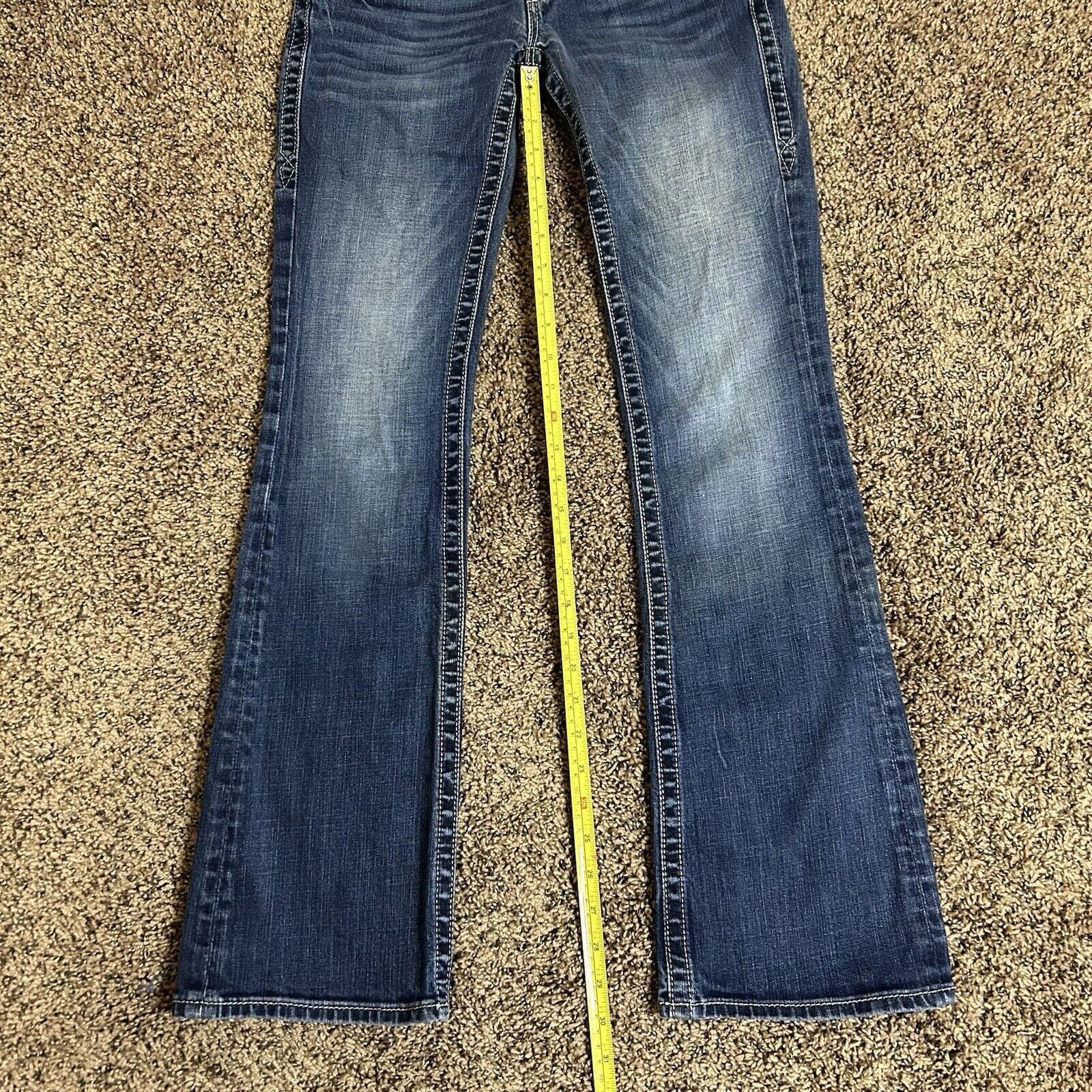 Rock Revival Rock Revival Women Evelyn Bt Cut Jeans Bling Women Size 27 Size 27" / US 4 / IT 40 - 18 Thumbnail