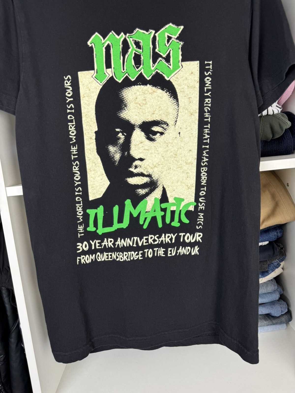 Nas Nas illmatic 30 Year Anniversary Tour T-shirt Size US S / EU 44-46 / 1 - 16 Thumbnail