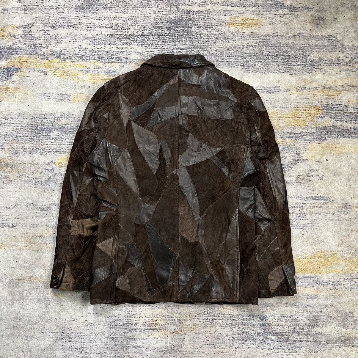 Tornado Mart GRAIL Crazy Tornado Mart japan patchwork leather jacket Size US M / EU 48-50 / 2 - 2 Thumbnail