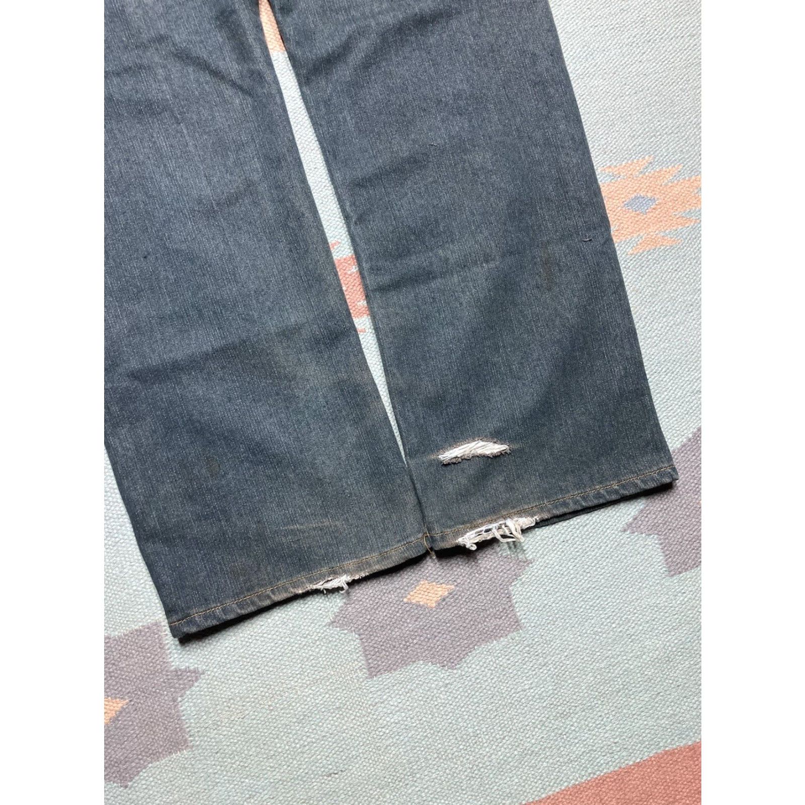 Vintage VINTAGE Red Ape Jeans Wide-Leg Hip Hop Embroidered 40x32 Men Jeans Baggy 90s Style Size US 40 / EU 56 - 2 Thumbnail