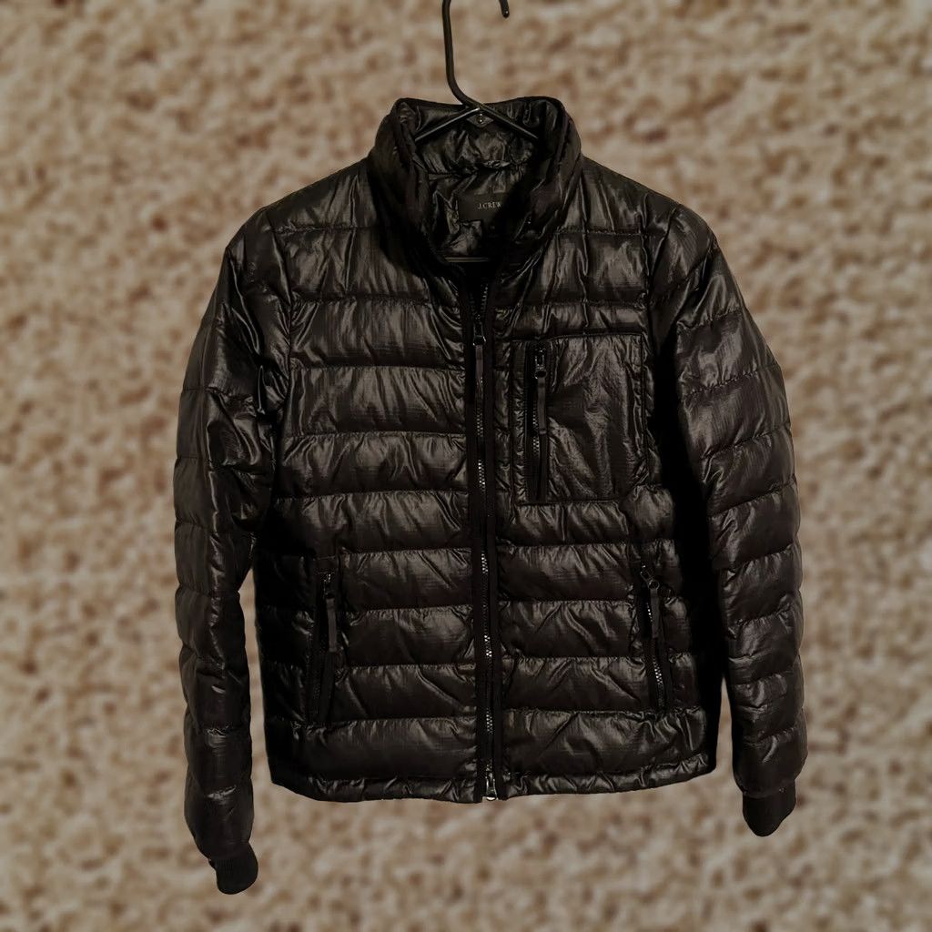 J.Crew J.CREW Puffer Jacket Women's XSmall XS Black Lightweight Down Fill Coat Size XXS / US 00 / IT 34 - 1 Thumbnail