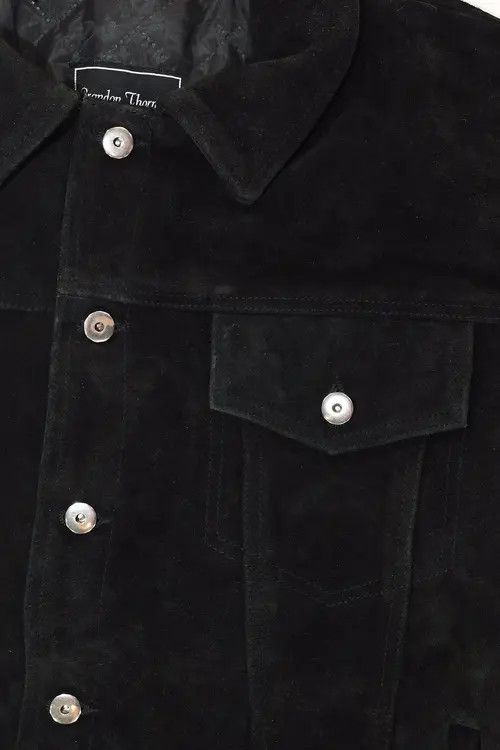 Other Suede Trucker Jacket Black Size US S / EU 44-46 / 1 - 3 Thumbnail