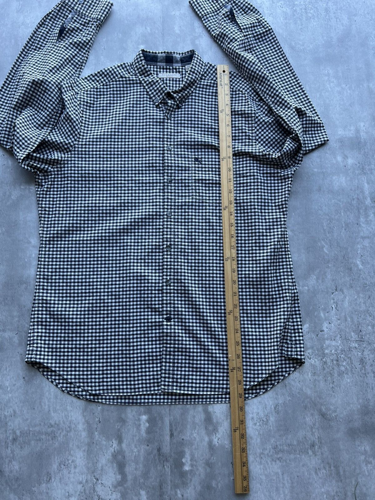 Burberry Burberry Checkered Button Up Shirt Long Sleeve Size US XL / EU 56 / 4 - 8 Thumbnail
