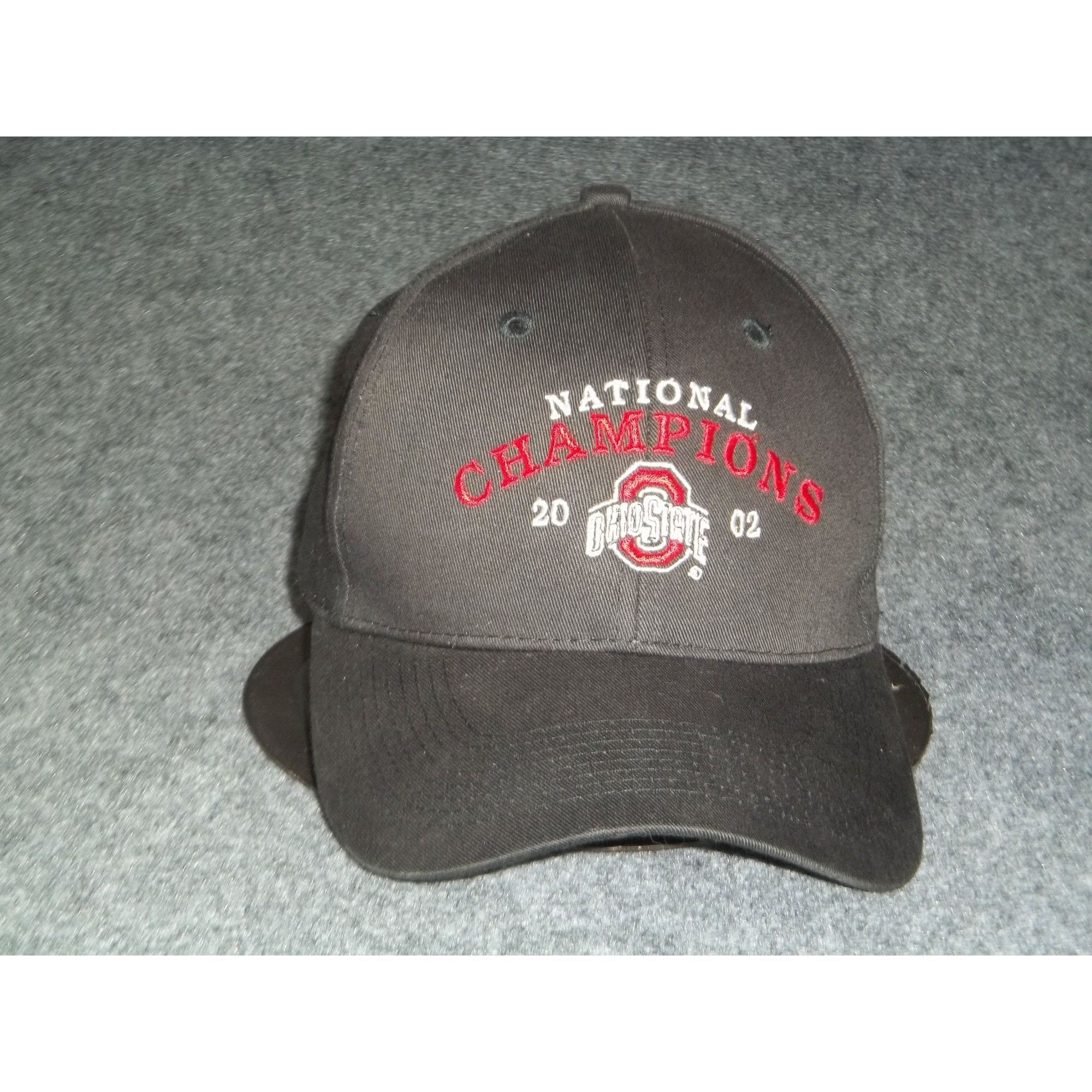 Vintage Vintage Ohio State National Champions 2002 Snapback Hat Gray Size ONE SIZE - 1 Thumbnail