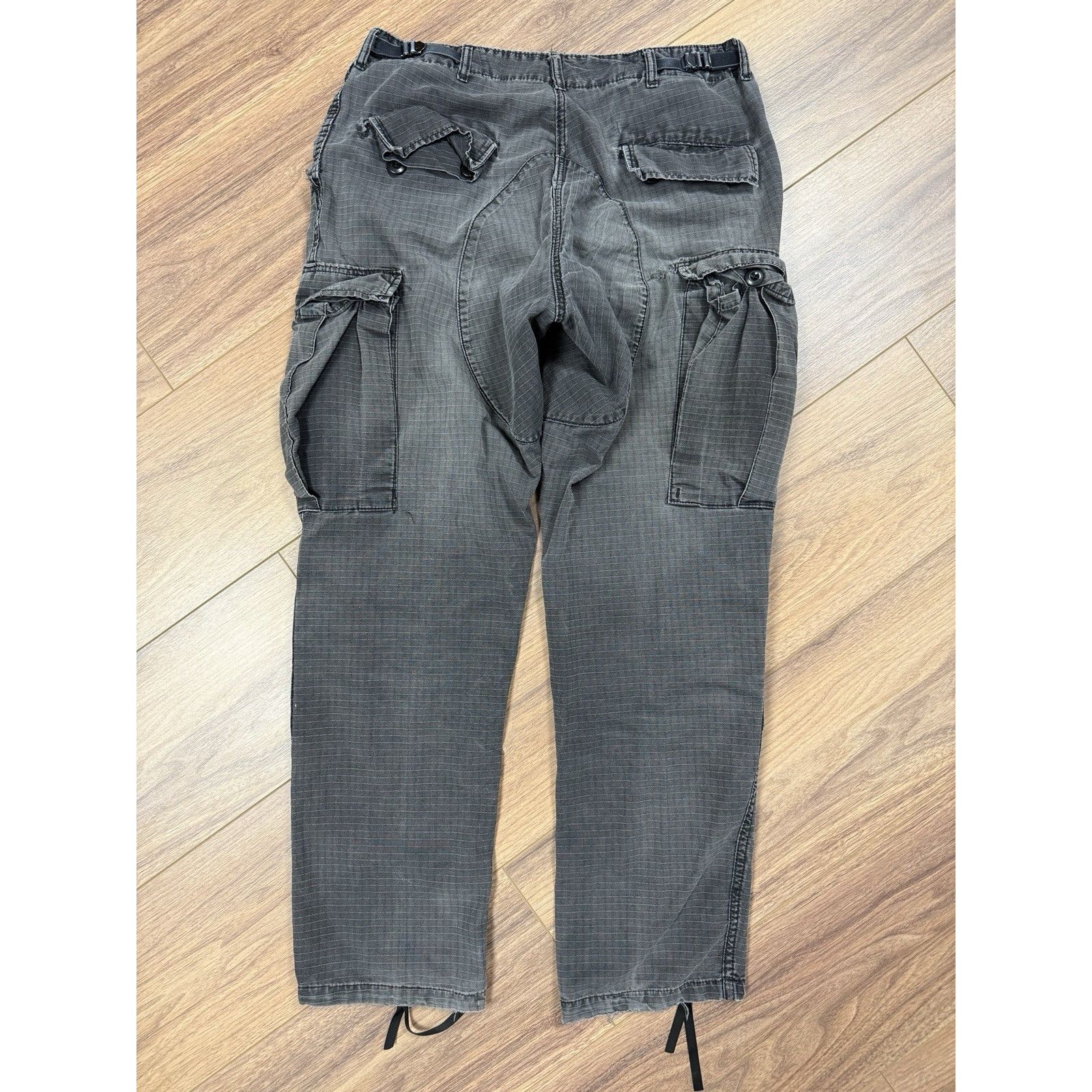 Vintage Vintage Military Trouser Cargo Pants Mens Faded Gray Ripstop Size US 32 / EU 48 - 2 Thumbnail