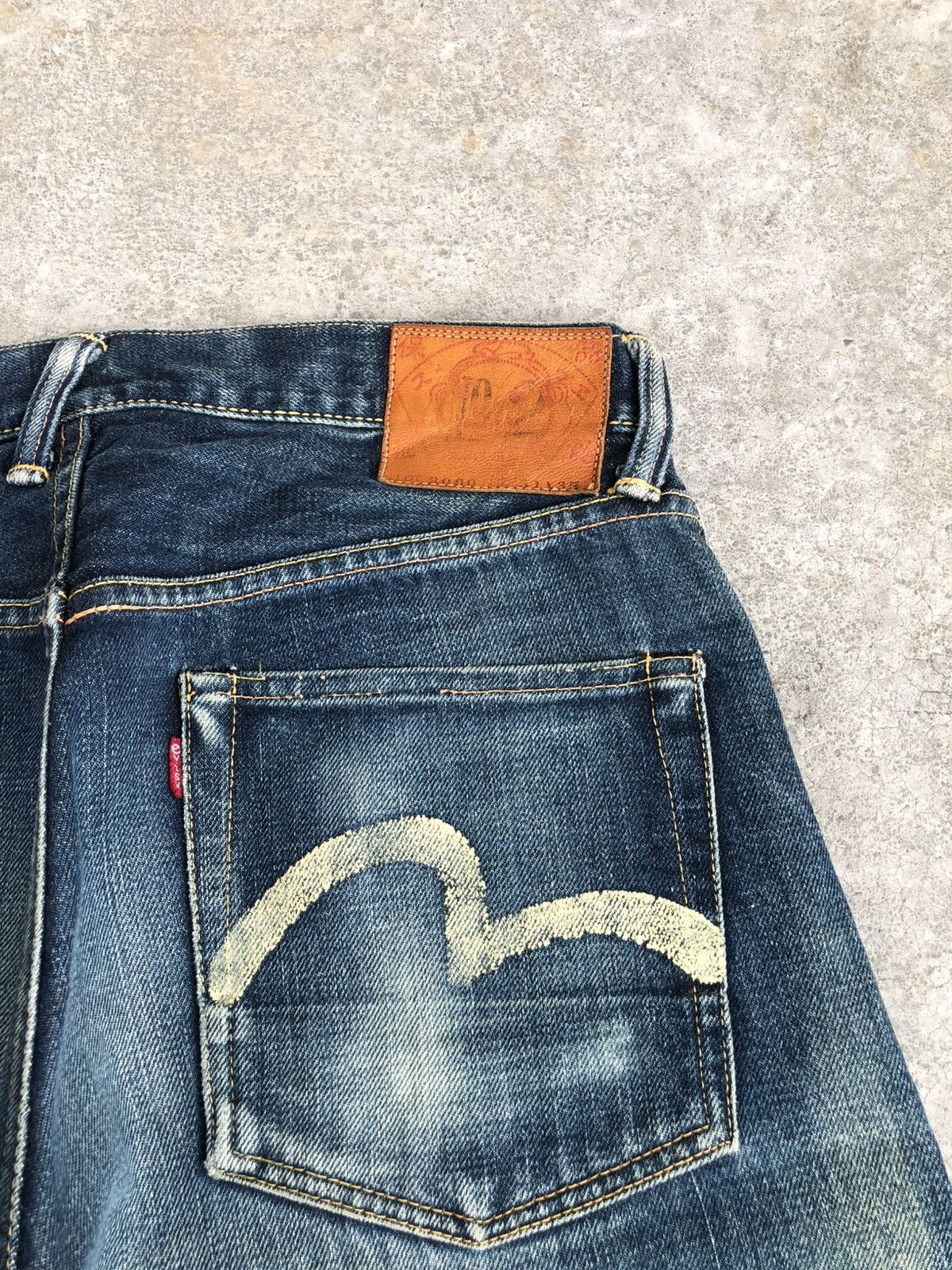 Evisu Vintage Evisu No 2 Distressed Jeans Selvedge Denim Size US 32 / EU 48 - 18 Thumbnail