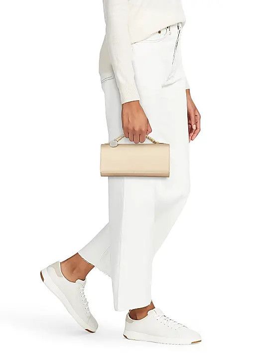 Stella McCartney os11x0126 Size: OS / Falabella Convertible Clutch in Beige Size ONE SIZE - 3 Thumbnail