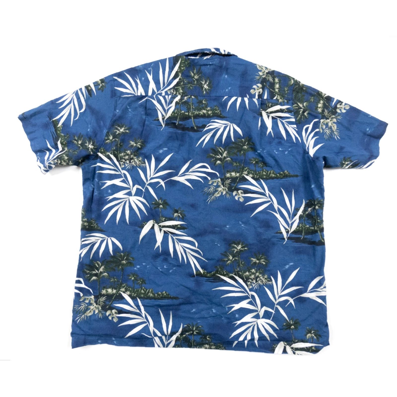 Vintage RJC Shirt Adult Large Blue Floral Hawaiian Button-Down Shirt Size US L / EU 52-54 / 3 - 4 Thumbnail