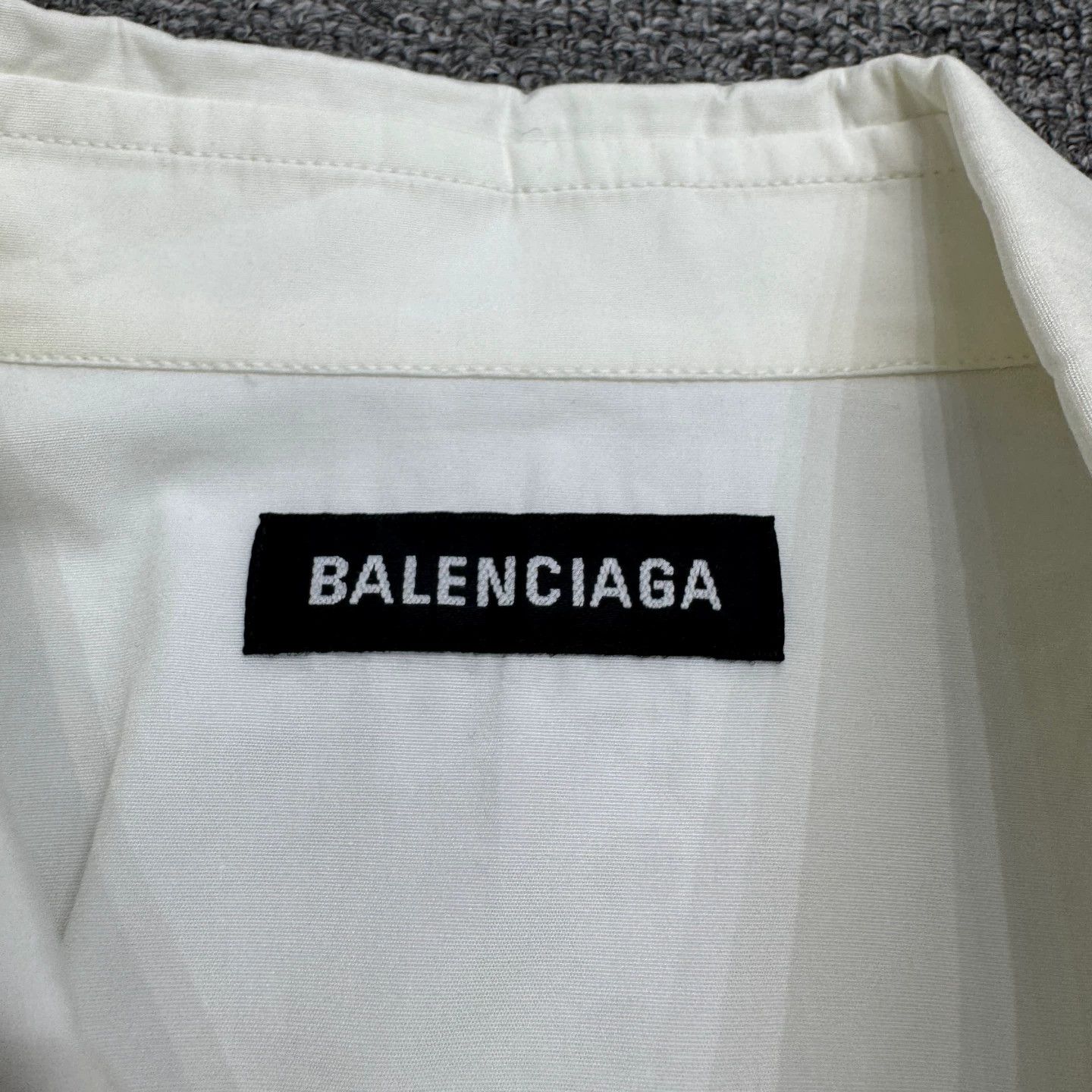 Balenciaga Balenciaga Pocket Shirt 38 New Collar Bubble Size US XXS / EU 40 - 2 Thumbnail