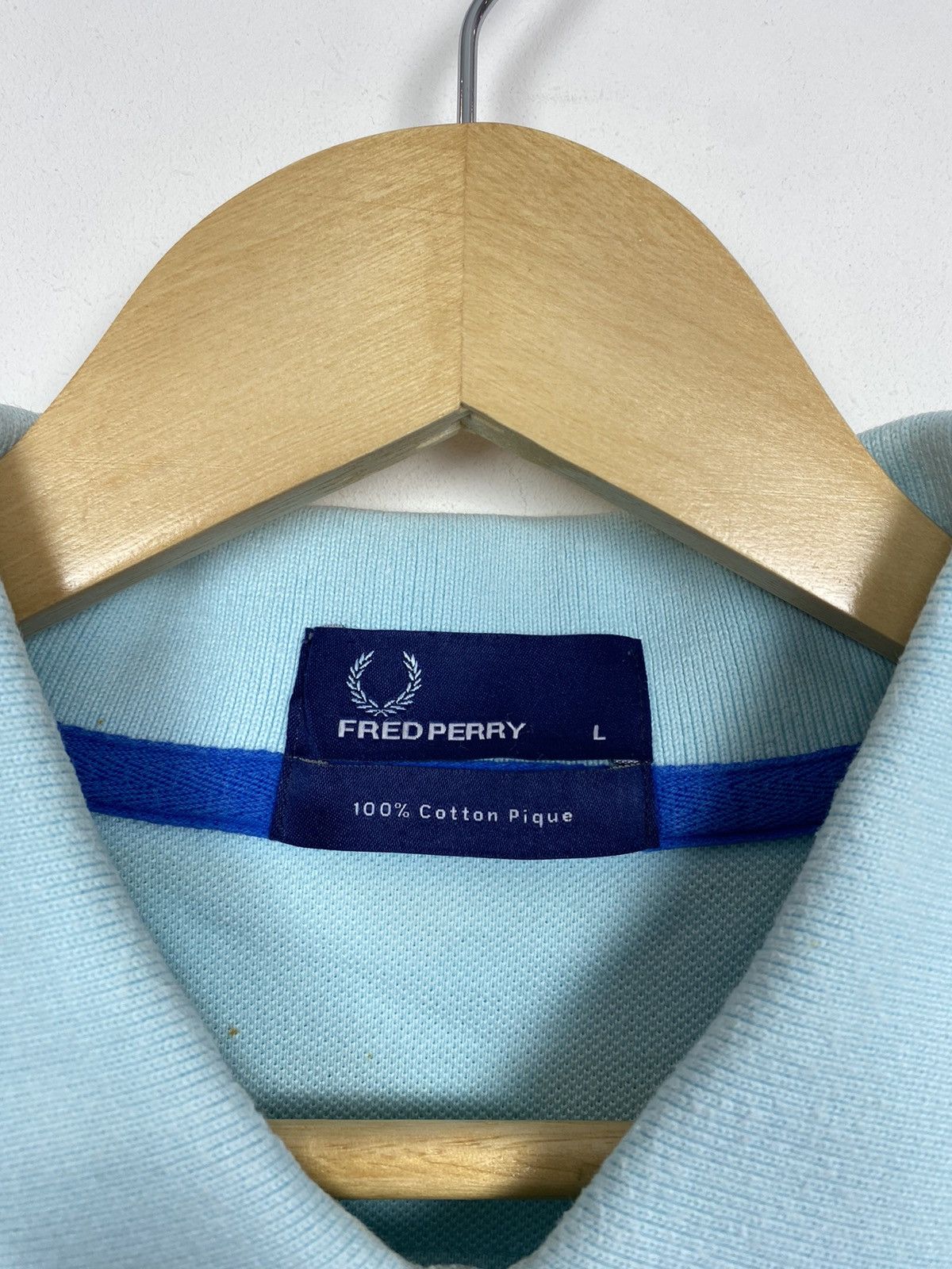 Fred Perry Vintage Fred Perry 100% Cotton Pique Polo Shirt Striped 90’s Size US L / EU 52-54 / 3 - 2 Thumbnail