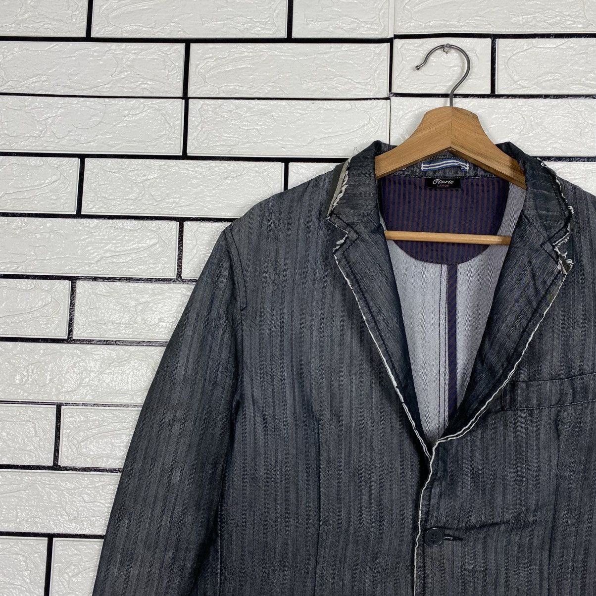 Japanese Brand 📌Vintage Hickory Chore Striped Jacket Otarie Issey Miyake Size US L / EU 52-54 / 3 - 8 Thumbnail