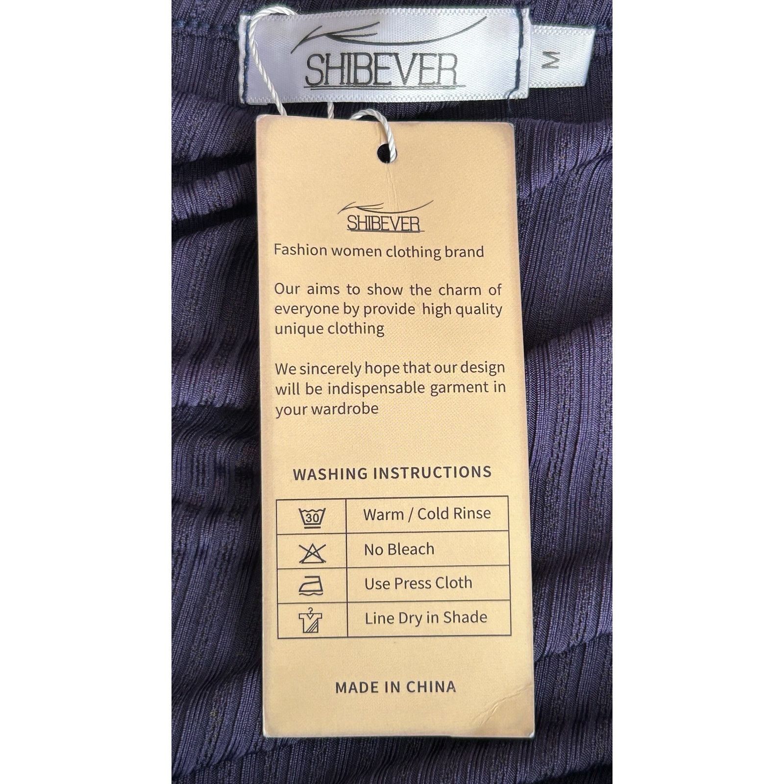 Other Shibever | Midi V Neck Casual Dress | NWT | Medium Size M / US 6-8 / IT 42-44 - 3 Thumbnail