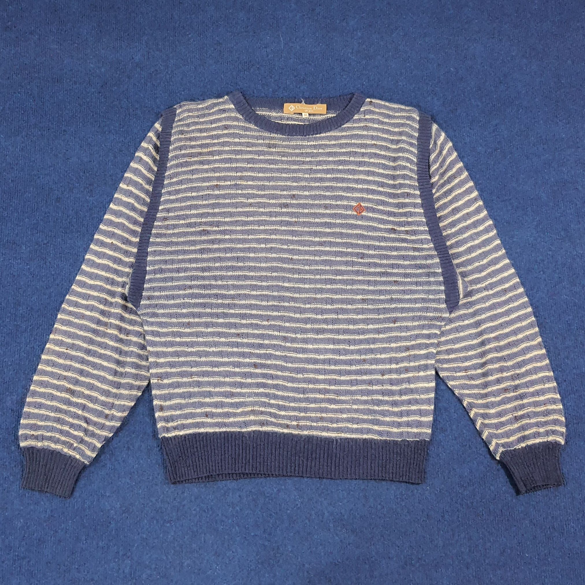 Christian Dior Monsieur × Vintage Vintage Christian Dior Sports Stripes Designer Sweatshirt Size US XS / EU 42 / 0 - 1 Thumbnail