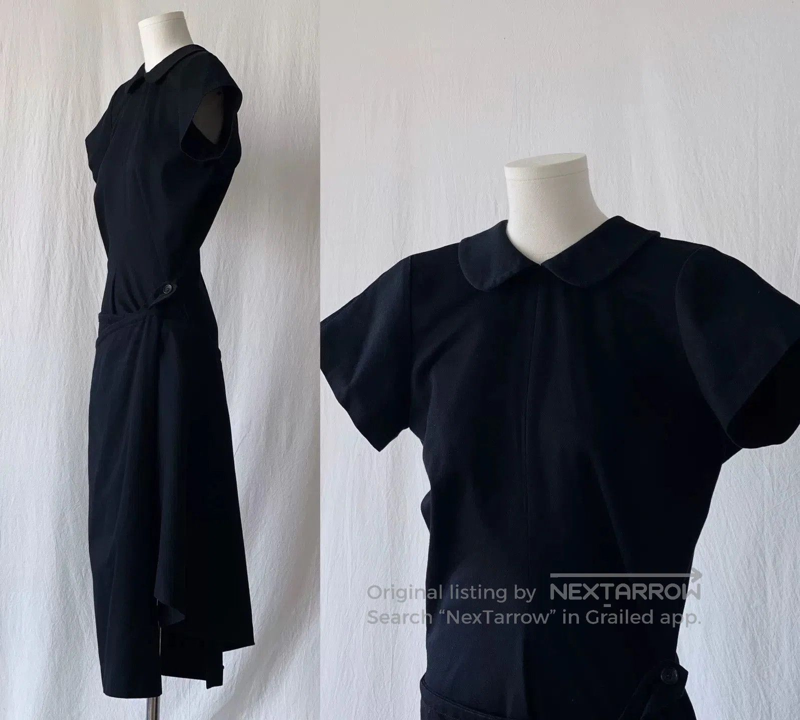 Comme des Garcons Comme des Garçons 90s Black Dress. Size M / US 6-8 / IT 42-44 - 5 Thumbnail