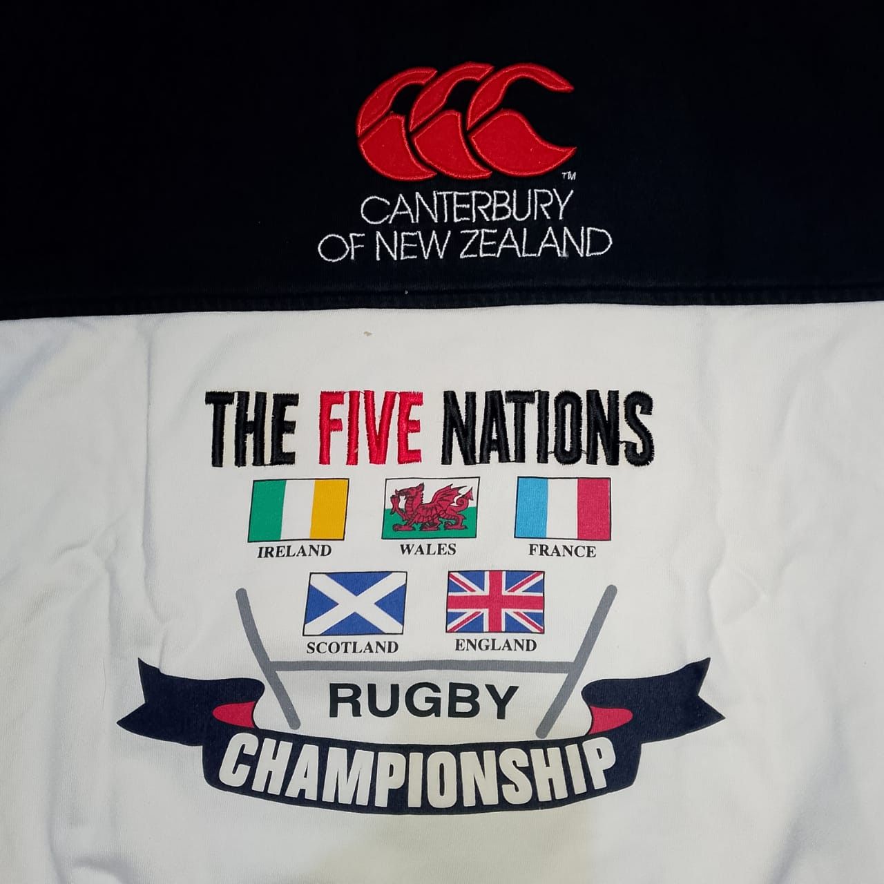 Canterbury of New Zealand × Vintage vintage canterbury sweatshirt five nations rugby Size US XL / EU 56 / 4 - 4 Thumbnail