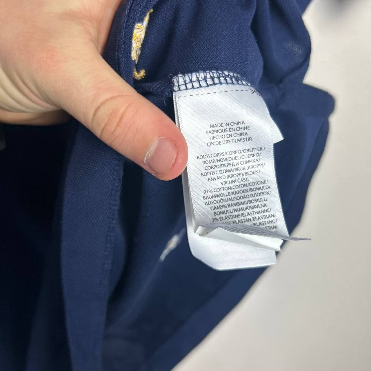 Polo Ralph Lauren Mens Polo Ralph Lauren Monogrammed y2k polo size XS Size US XS / EU 42 / 0 - 7 Thumbnail