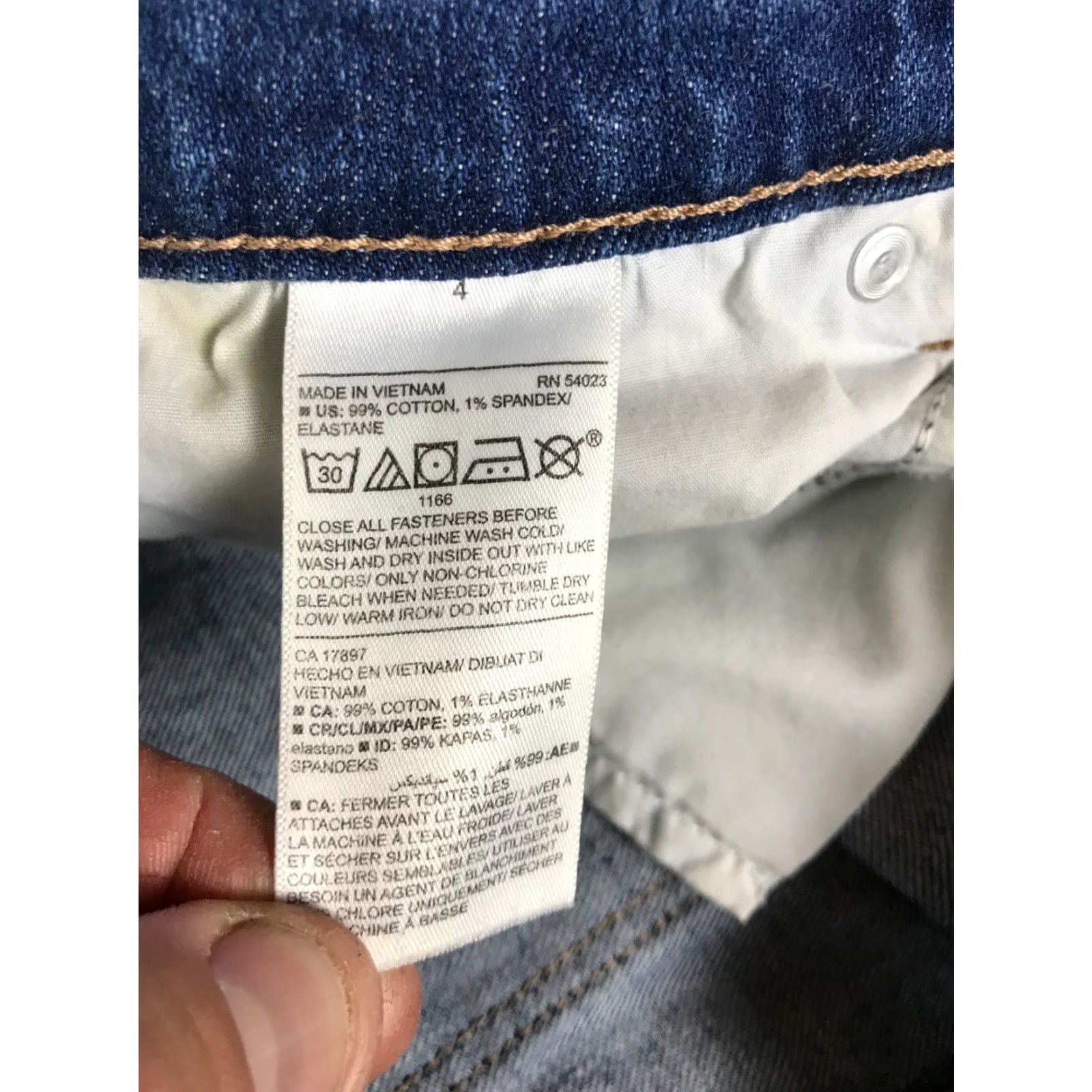 Old Navy Old Navy Jeans Women 30W Denim Boyfriend Mid Rise Straight Cut Jeans Size 30" / US 8 / IT 44 - 4 Thumbnail