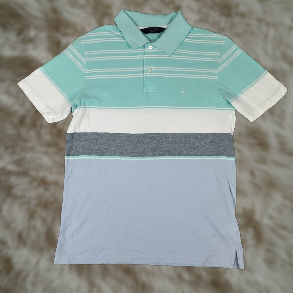 Brooks Brothers Brooks Brothers Polo Shirt Mens L Blue Casual Short Sleeve Polo Shirt Blue Polo Shirt L Mens Brooks Brothers Size US L / EU 52-54 / 3 - 1 Thumbnail