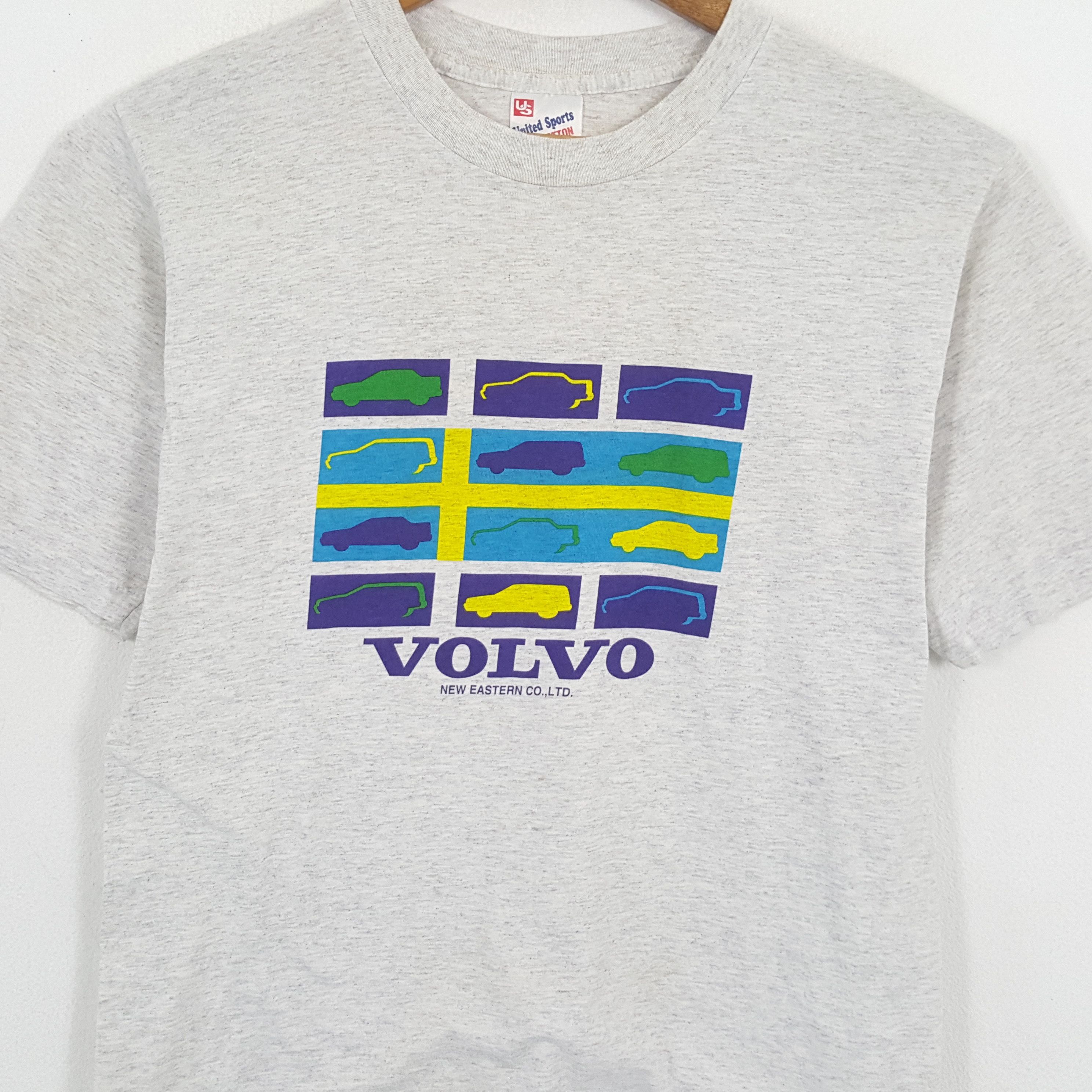 Adidas × Sergio Tacchini × Vintage Vintage VOLVO ADIDAS SERGIO TACCHINI Sportswear T-Shirts Size US M / EU 48-50 / 2 - 2 Thumbnail