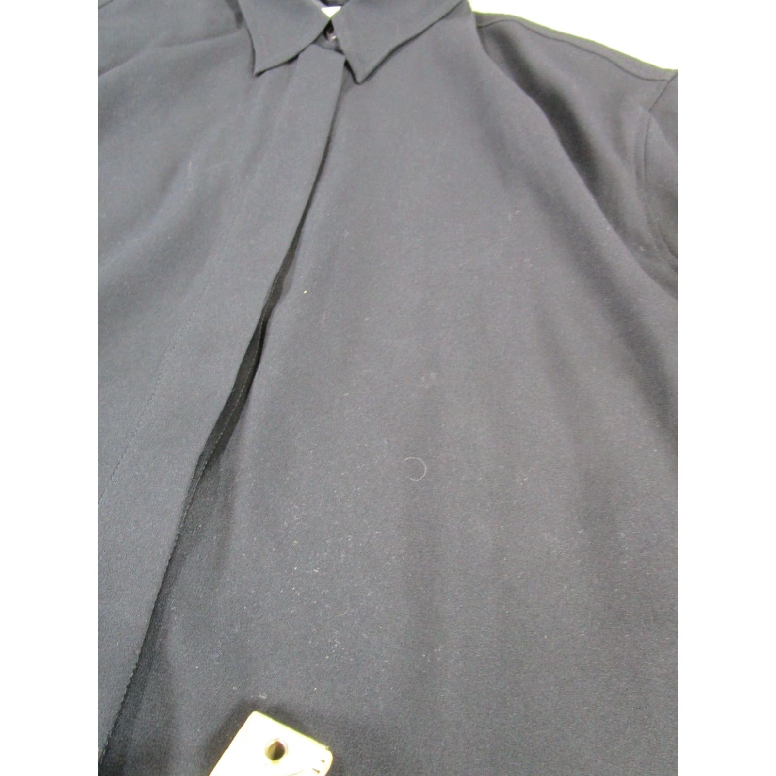 Vintage VINTAGE Babaton Shirt Womens L Black Blouse Button Collar Long Sleeve Knit Polyester Barbaton Womens Matched? Size L / US 10 / IT 46 - 5 Thumbnail