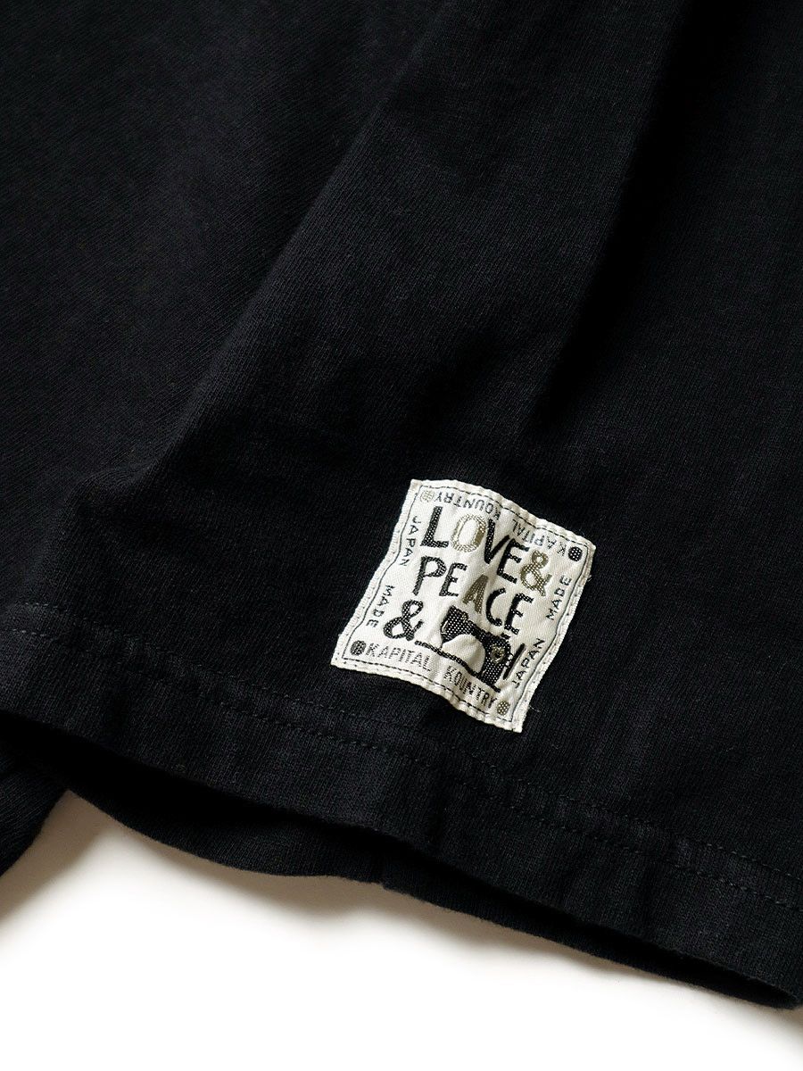 Kapital Kaptial Rookie Crew T (Bracket KAP Logo pt) Size US XL / EU 56 / 4 - 5 Thumbnail
