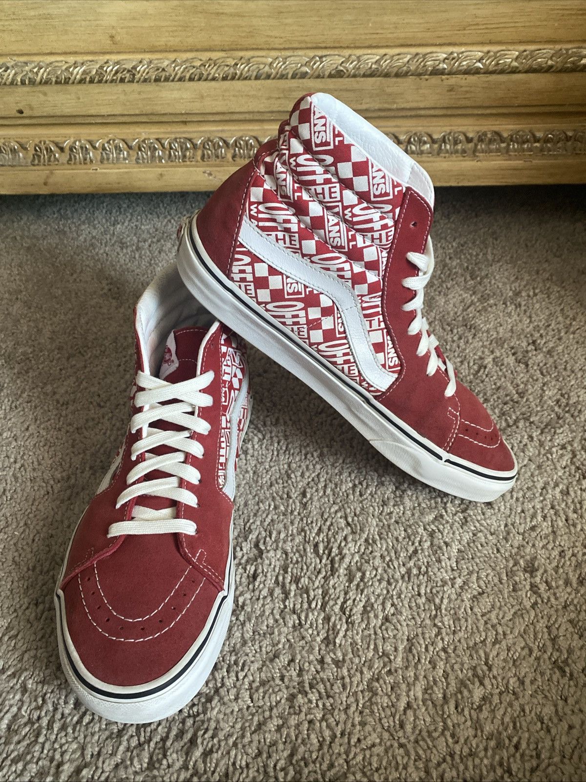 Vans Vans off the wall sk8 hi top sneakers size 10 Size US 10 / EU 43 - 20 Thumbnail