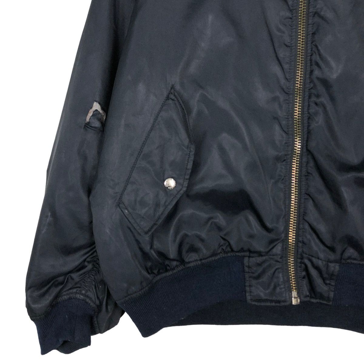 Japanese Brand 🔥RIOT RIOT AIR FORCE FLY BOMBER JACKET MIKITARY BIG LOGO Size US M / EU 48-50 / 2 - 10 Thumbnail