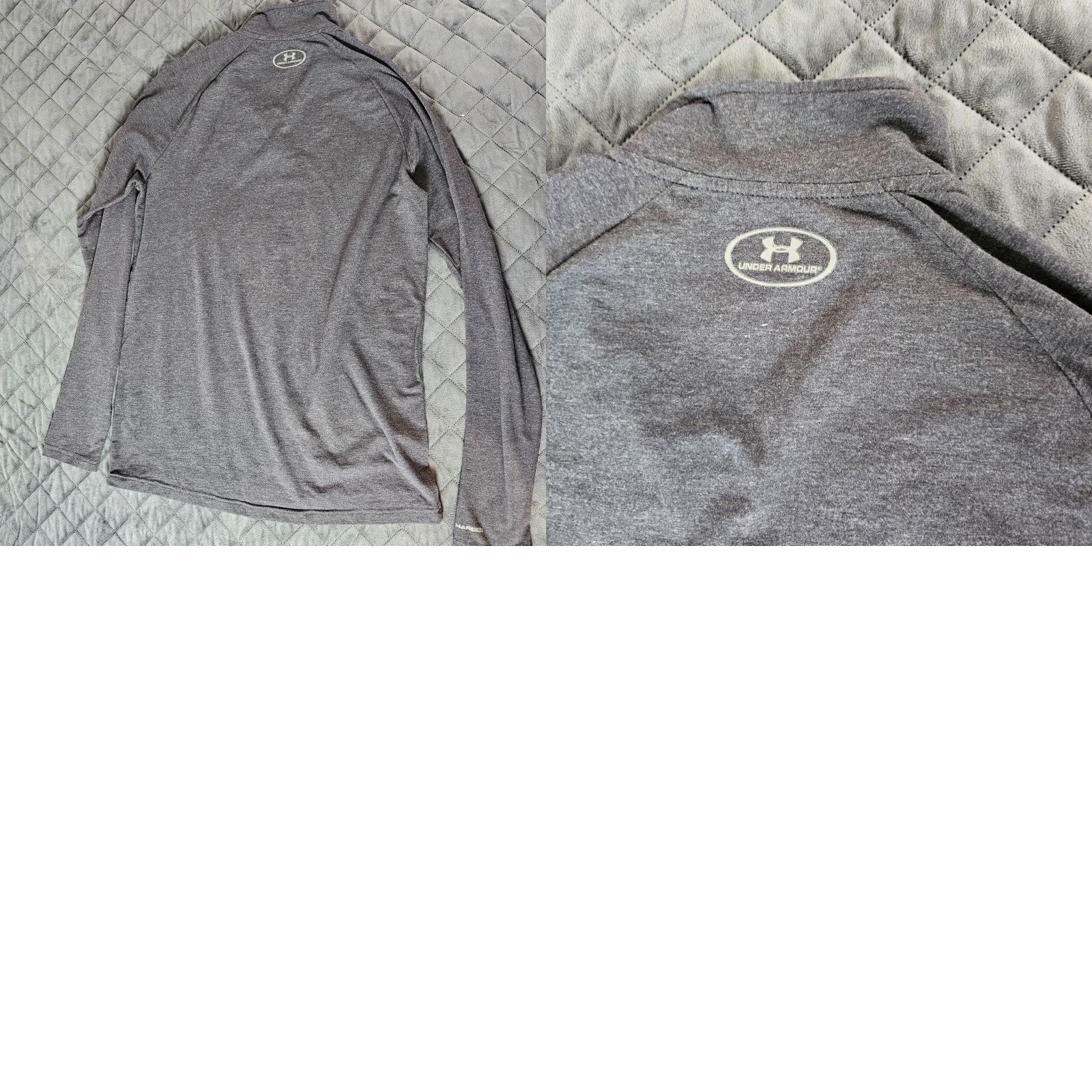 Under Armour UNDER ARMOUR LOOSE Men's Long Sleeve 1/4 Zip Pullover Sweater Gray Texas Tech Pullover Mock Neck Activewear Casual 1/4 Zip Size US M / EU 48-50 / 2 - 8 Thumbnail