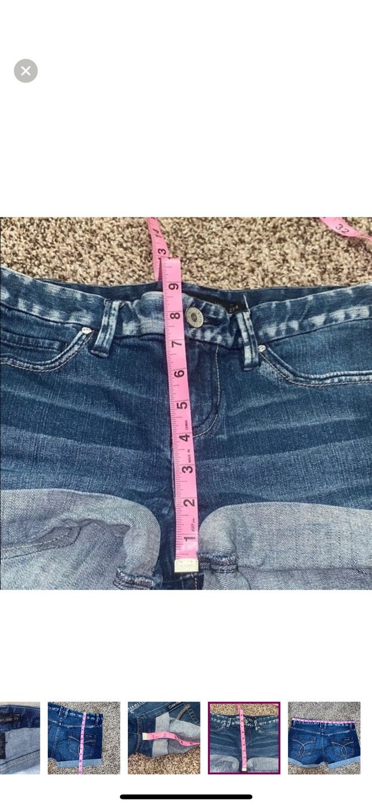 Calvin Klein Calvin Klein jeans denim shorts size 4 Size 27" / US 4 / IT 40 - 5 Thumbnail