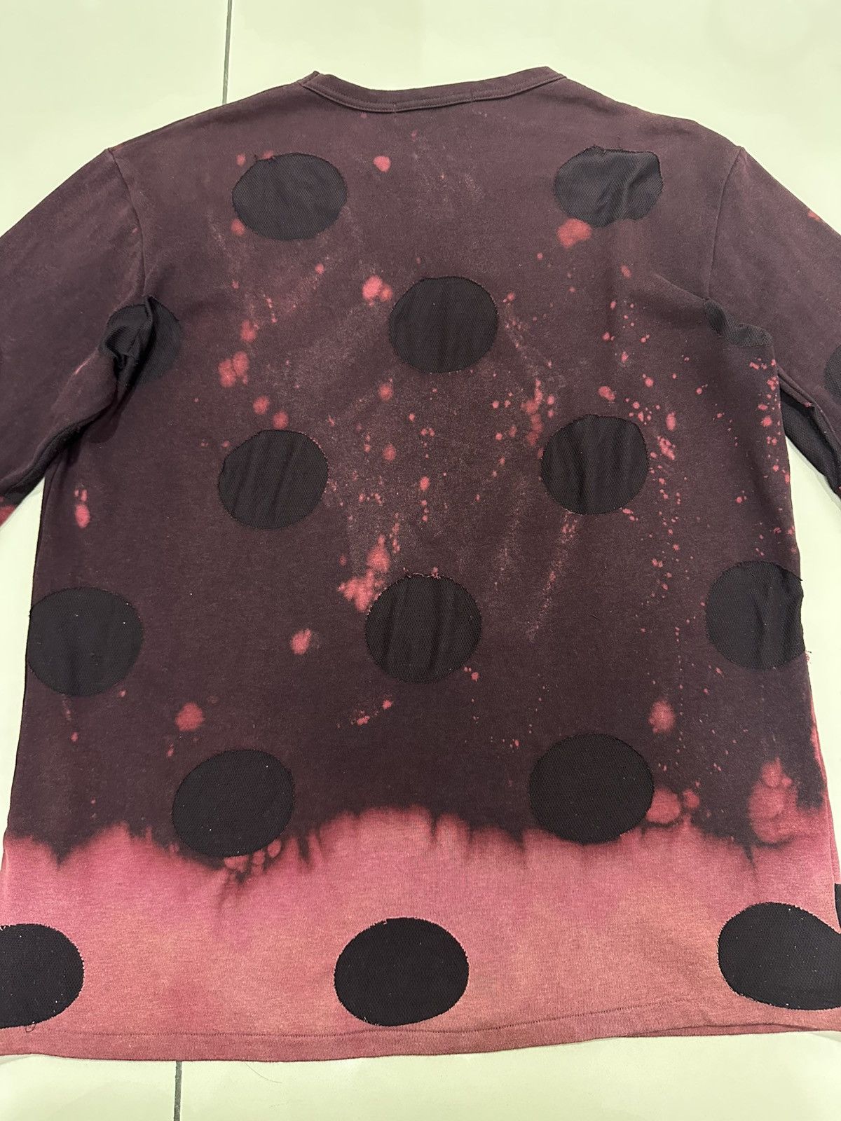 Y's for Men Vintage Y’s For Men Polka dot Long Sleeve Shirt Acid Wash Size US L / EU 52-54 / 3 - 9 Thumbnail