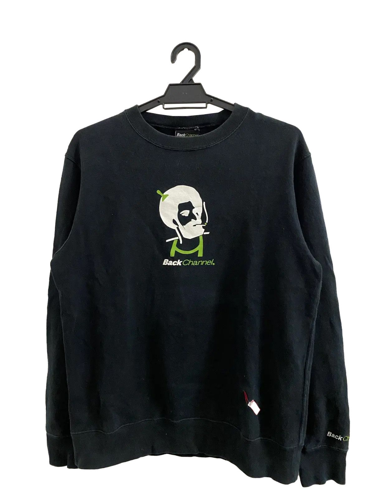 Japanese Brand × Vintage BACK CHANNEL Graphics Logo Sweatshirt Size US M / EU 48-50 / 2 - 1 Thumbnail