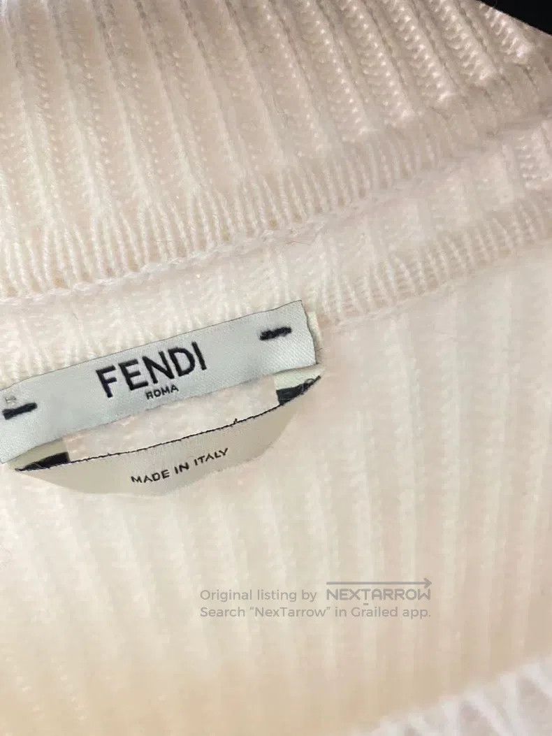 Fendi Fendi Cashmere and Mink Fur Knit Sweater Size XS / US 0-2 / IT 36-38 - 2 Thumbnail