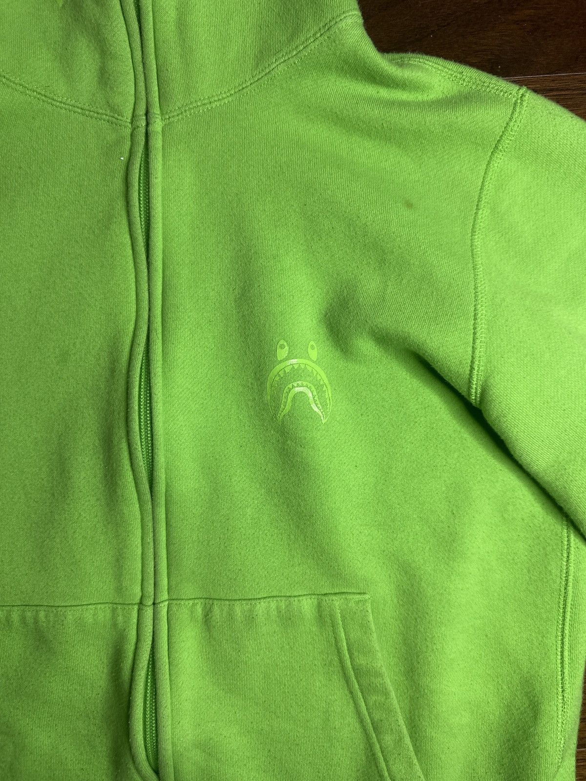 Bape BAPE neon color shark Full zip Hoodie Size US S / EU 44-46 / 1 - 7 Thumbnail