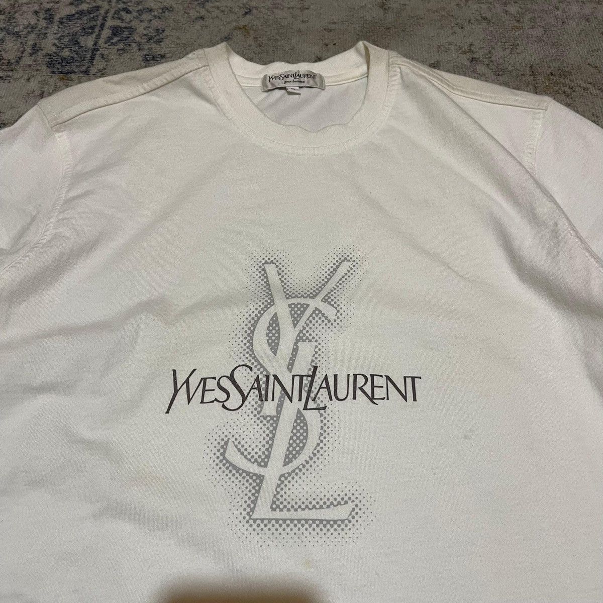 Yves Saint Laurent Vintage YSL tshirt Size US M / EU 48-50 / 2 - 2 Thumbnail