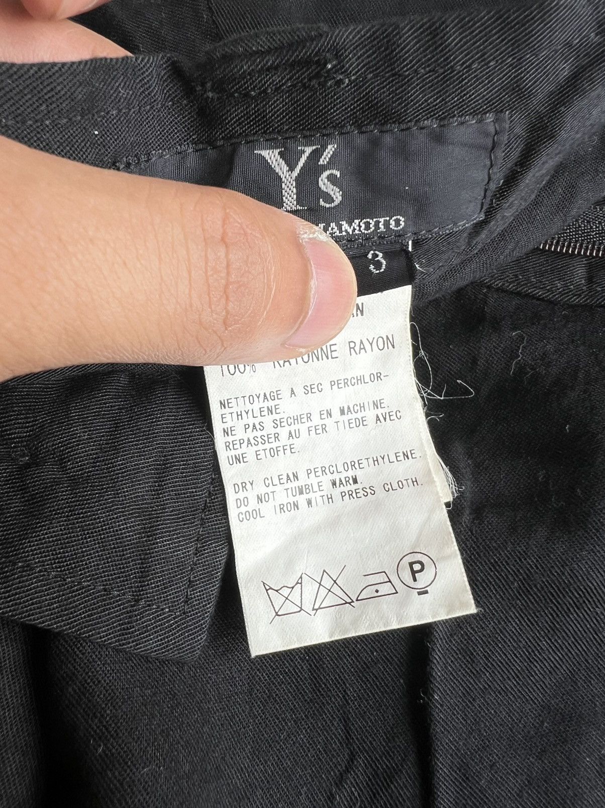 Yohji Yamamoto AW04 Yohji Yamamoto Rayon Gabardine 🎈Minimal Trousers Pants Size US 32 / EU 48 - 7 Thumbnail