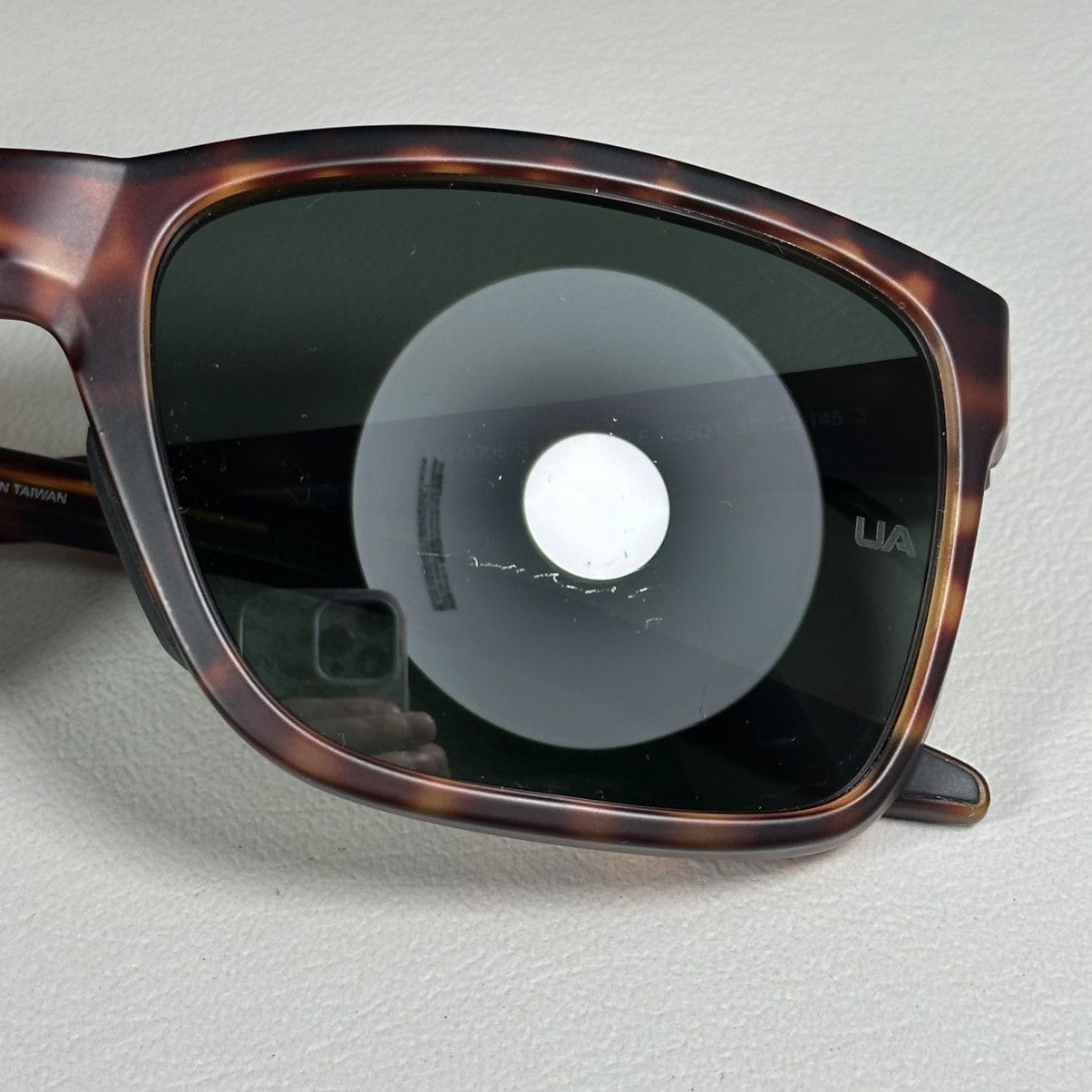 Under Armour Under Armour UA 0005/S Brown Havana Rectangular Sunglasses Size ONE SIZE - 8 Thumbnail